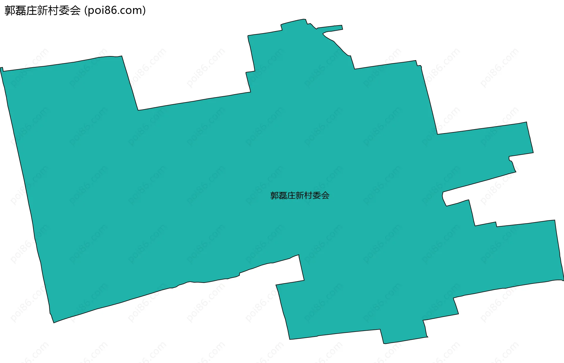 郭磊庄新村委会边界地图