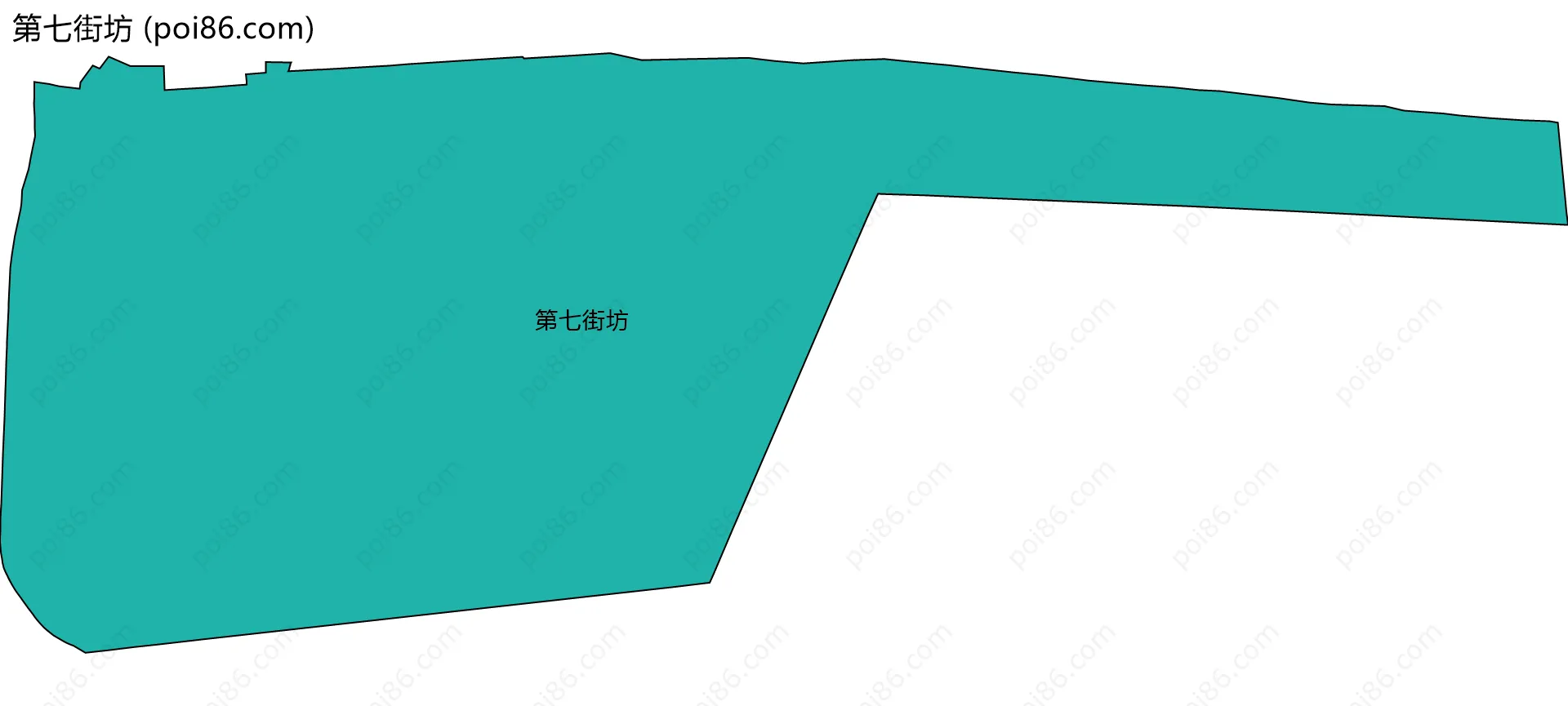第七街坊边界地图