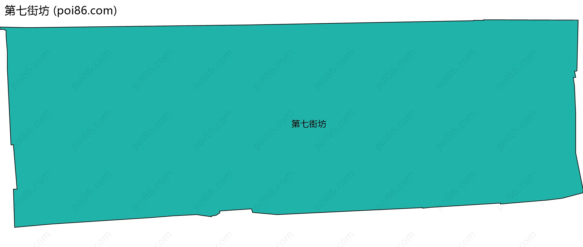 第七街坊边界地图