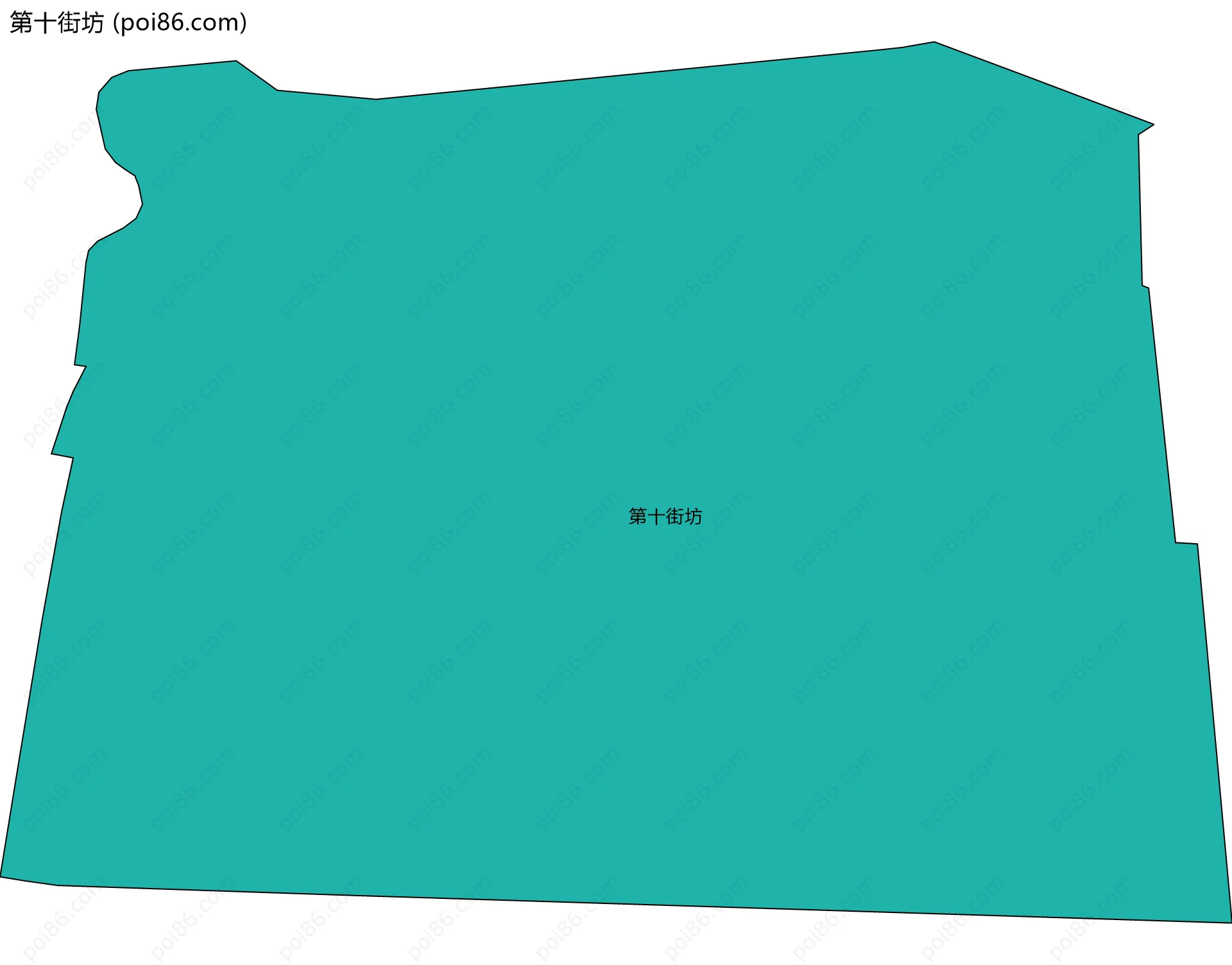 第十街坊边界地图