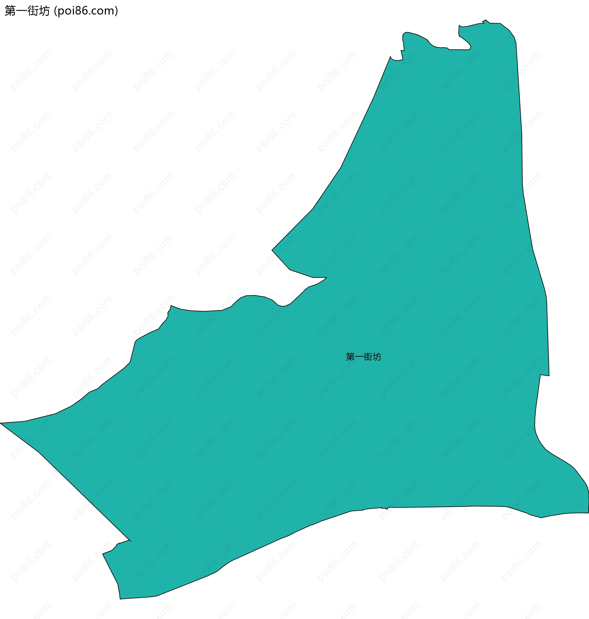 第一街坊边界地图