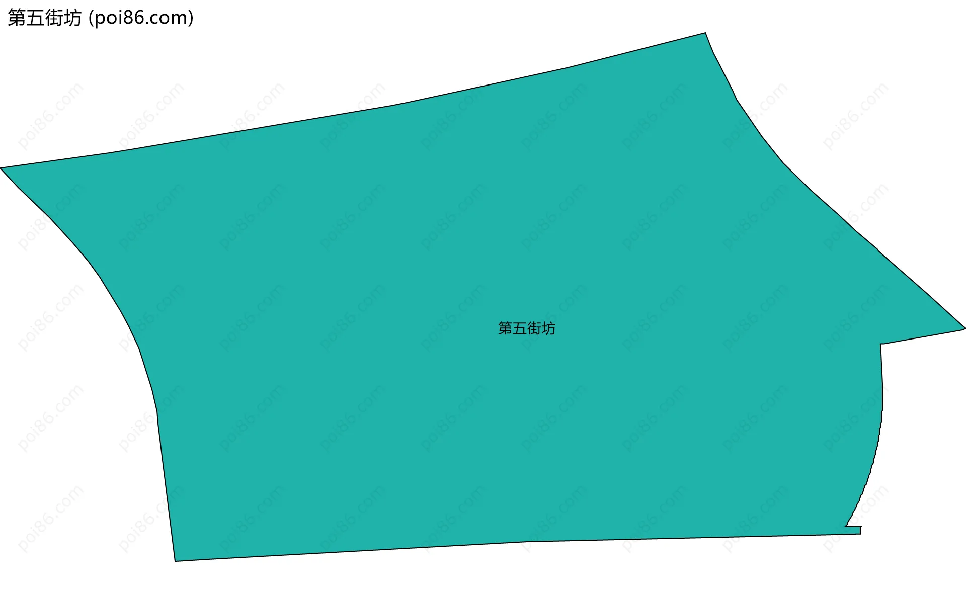 第五街坊边界地图
