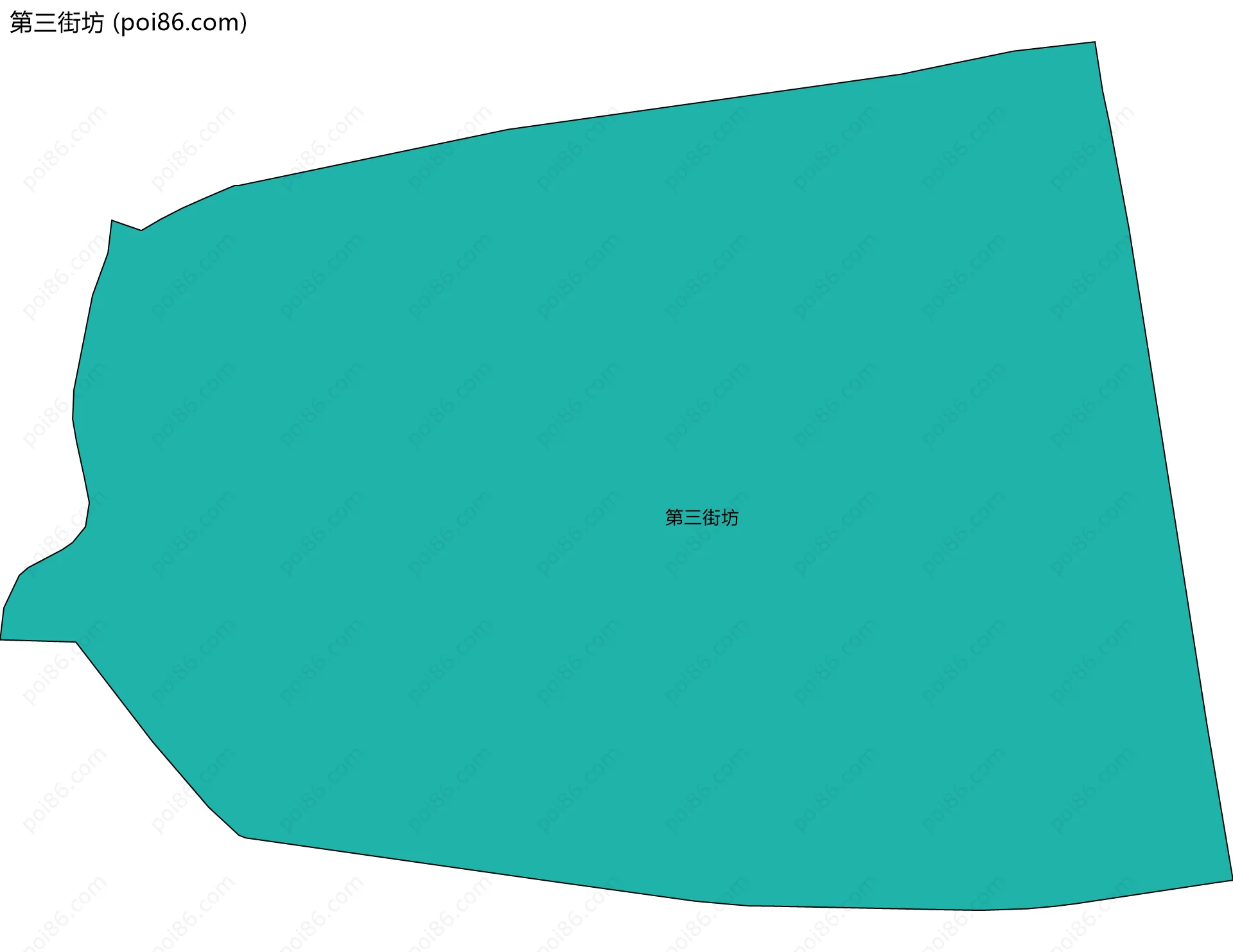 第三街坊边界地图