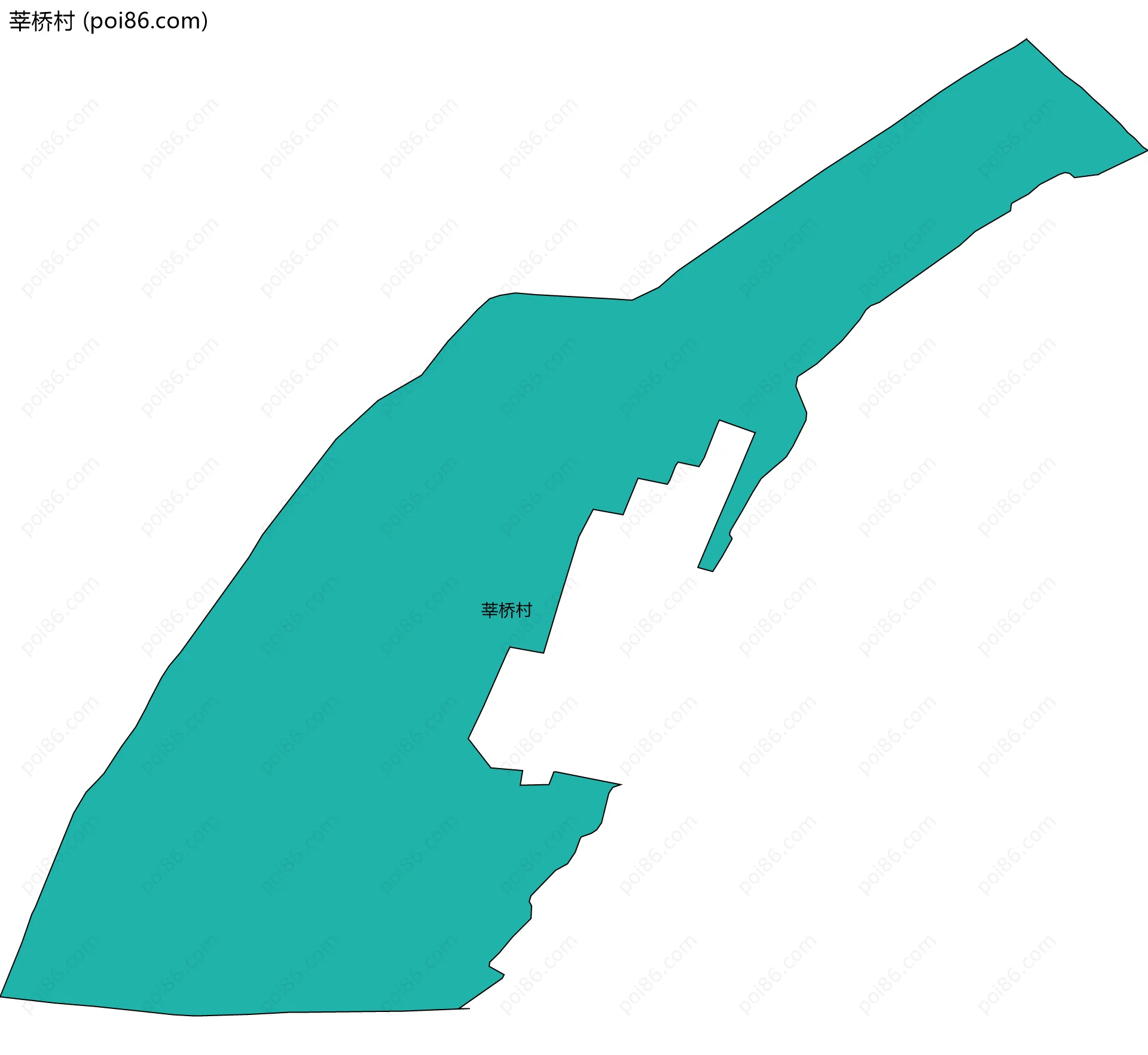 莘桥村边界地图