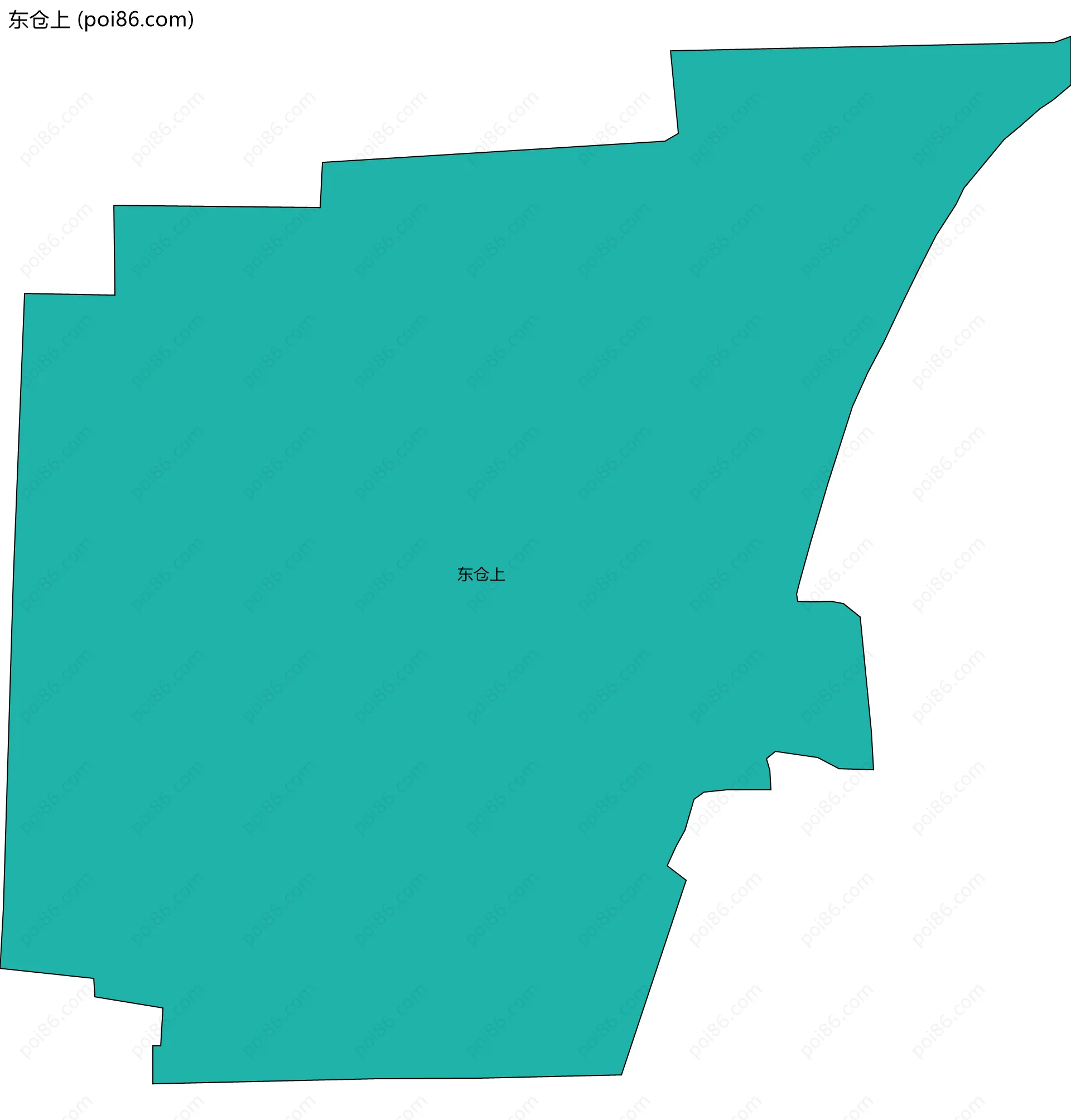 东仓上边界地图