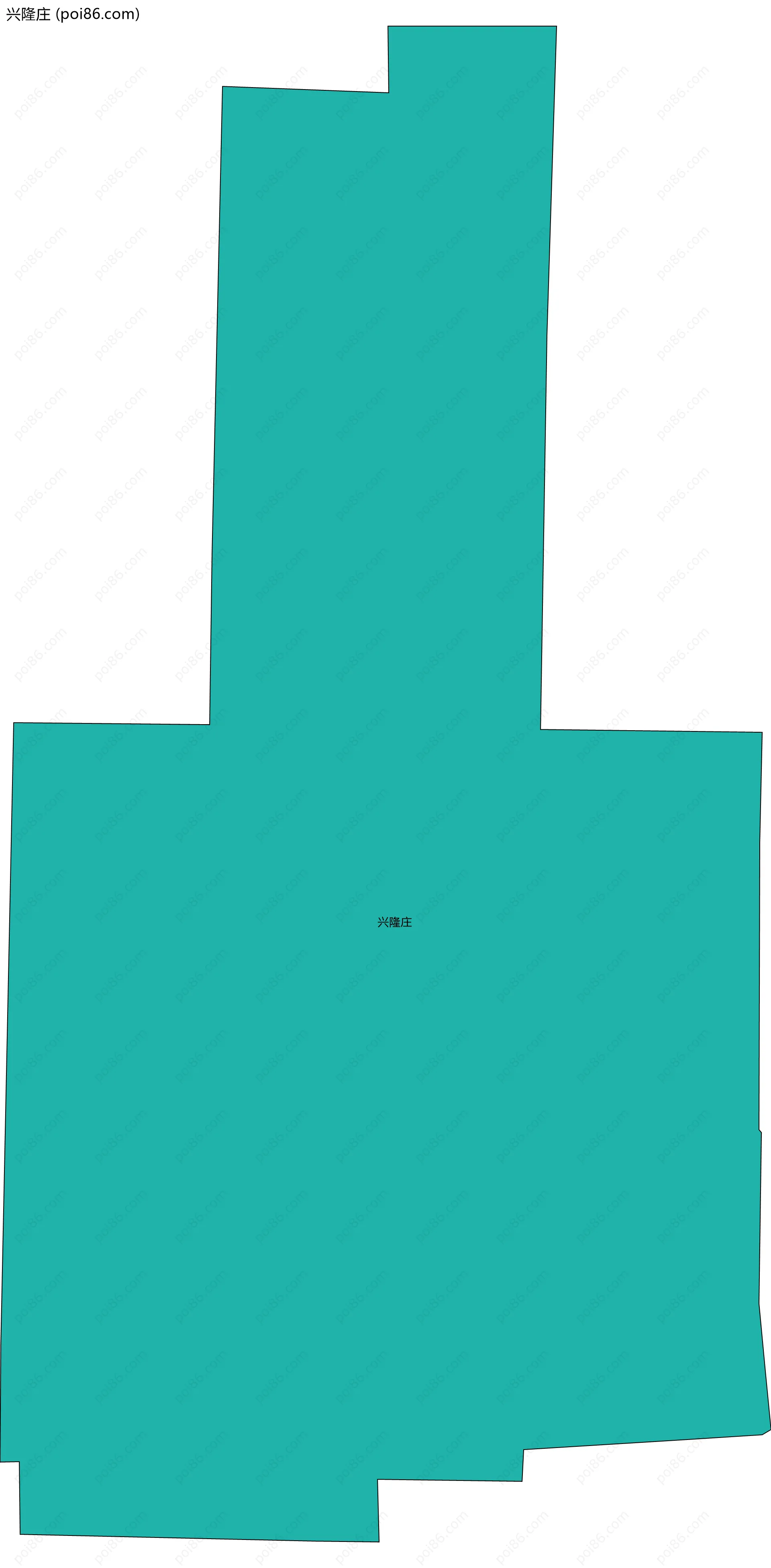 兴隆庄边界地图