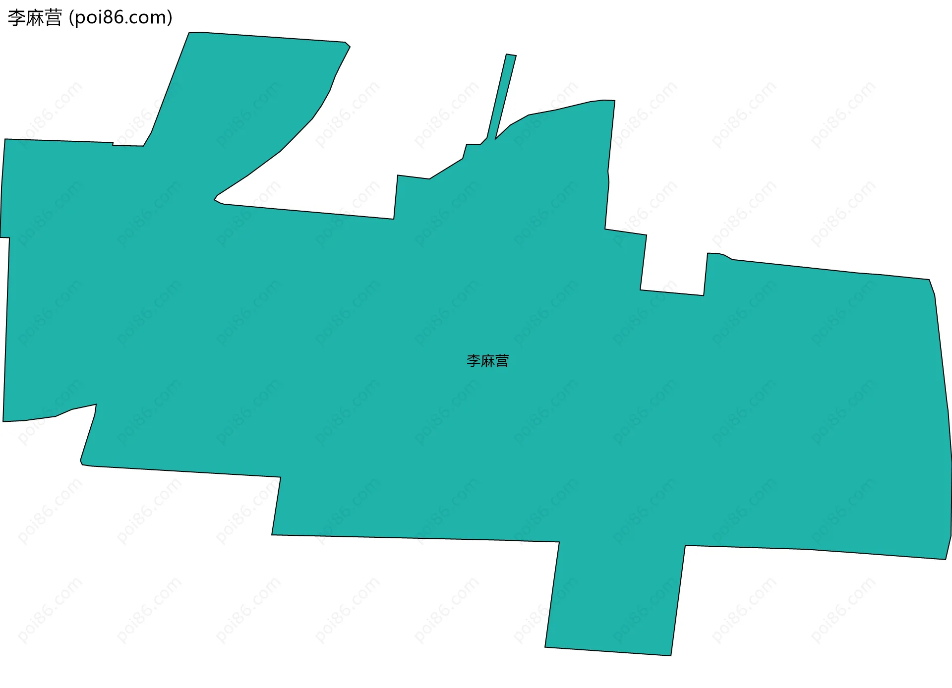 李麻营边界地图