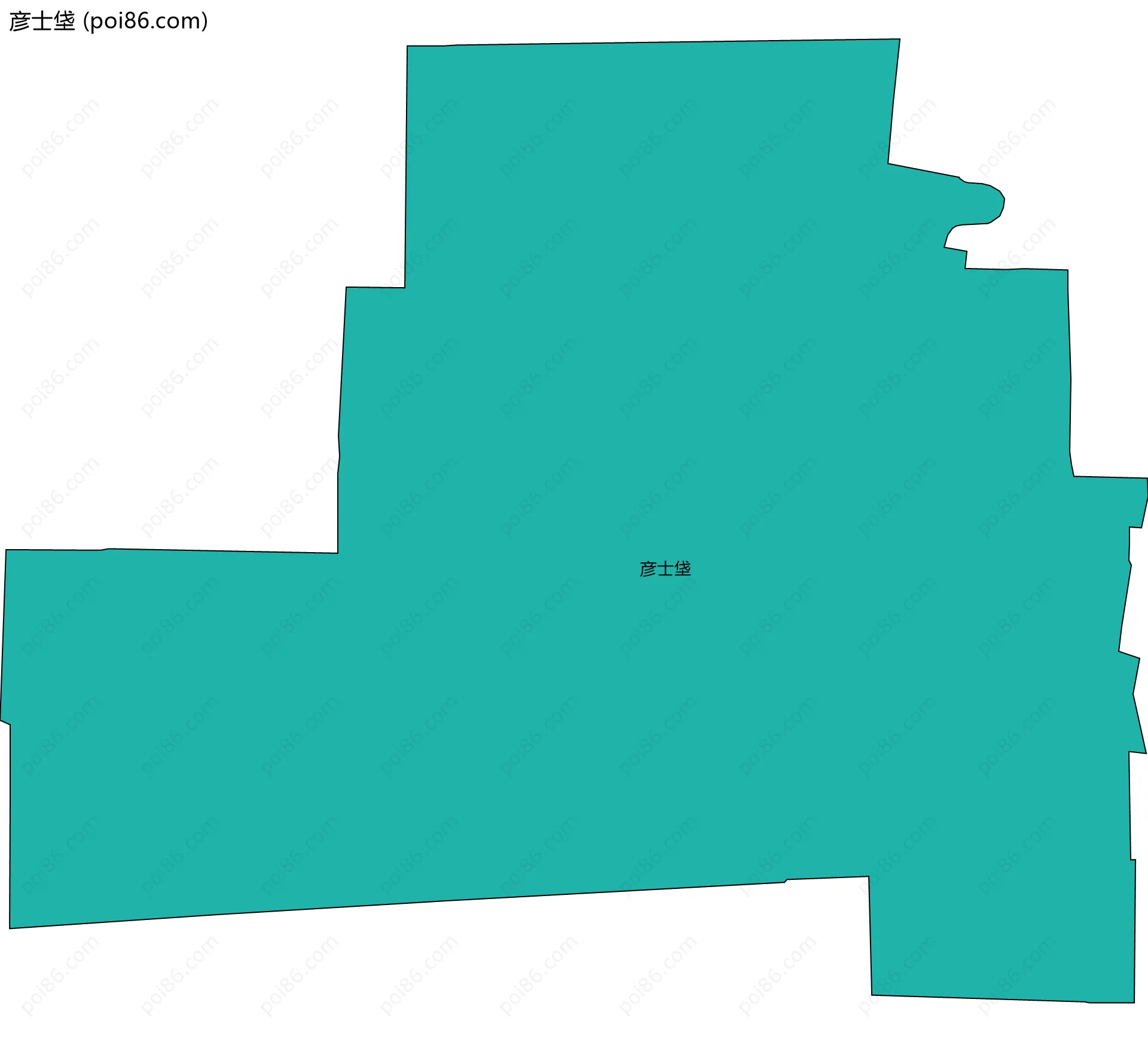 彦士垡边界地图