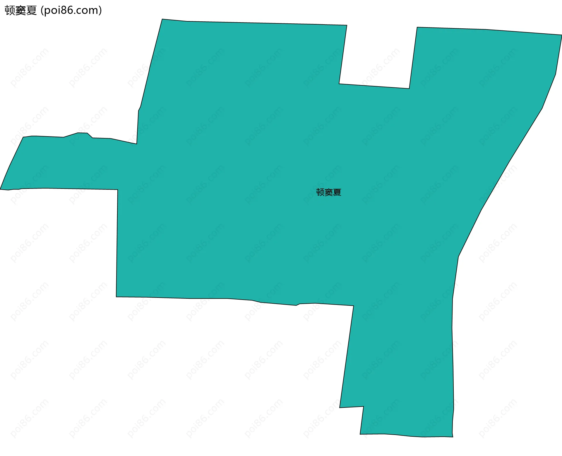 顿窦夏边界地图
