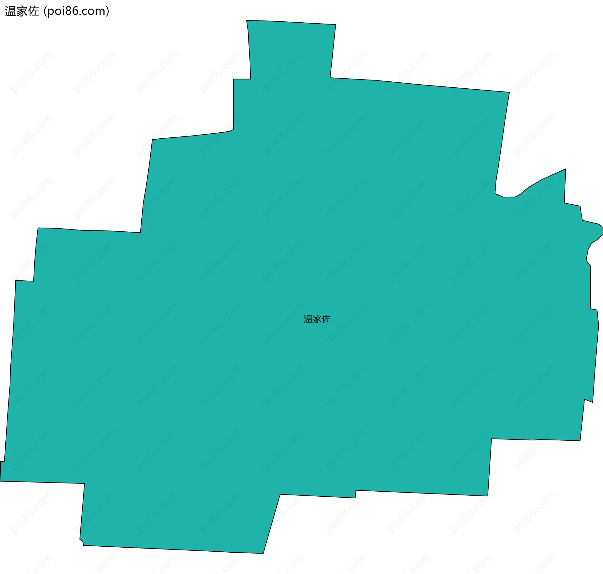 温家佐边界地图