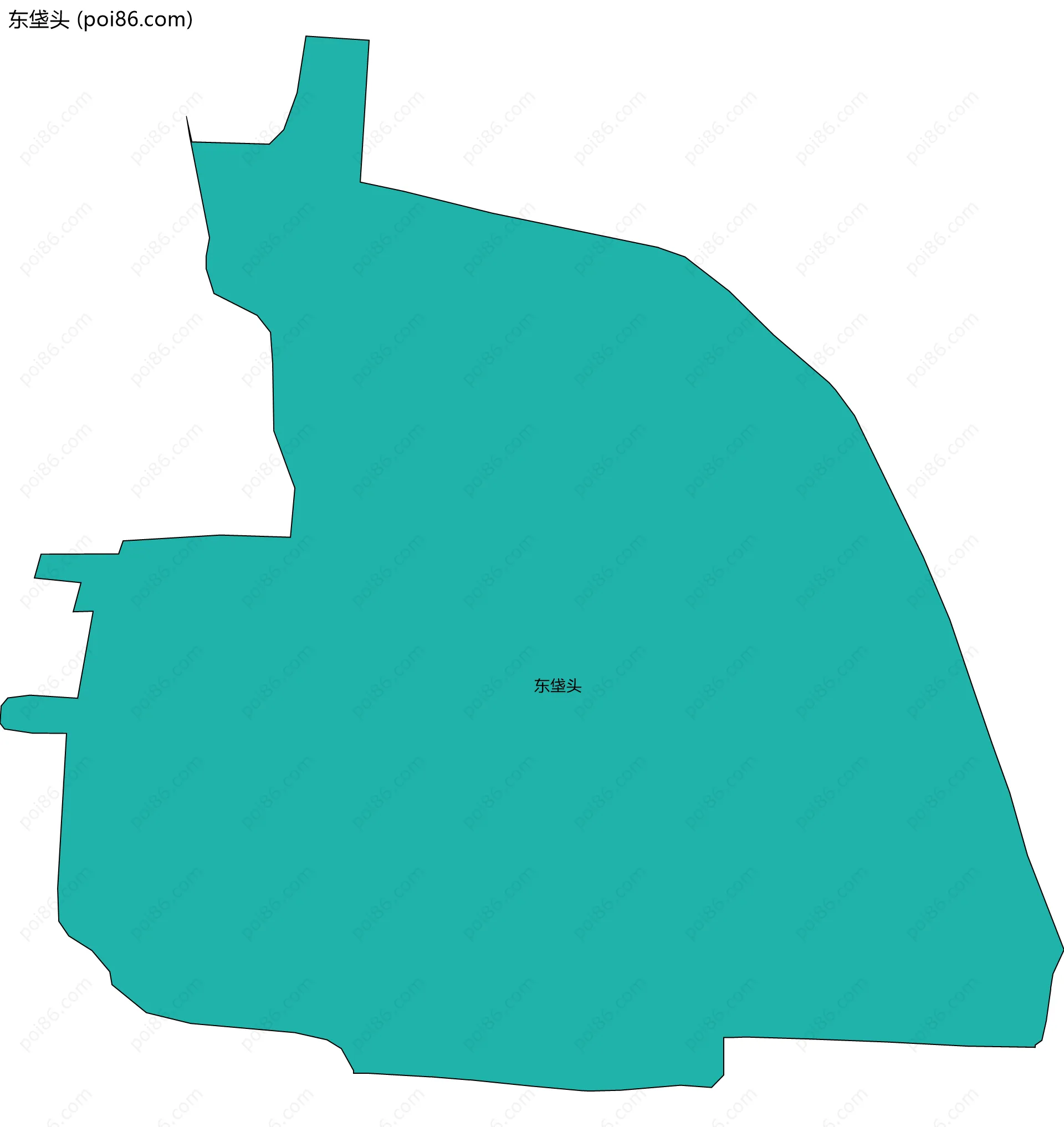 东垡头边界地图