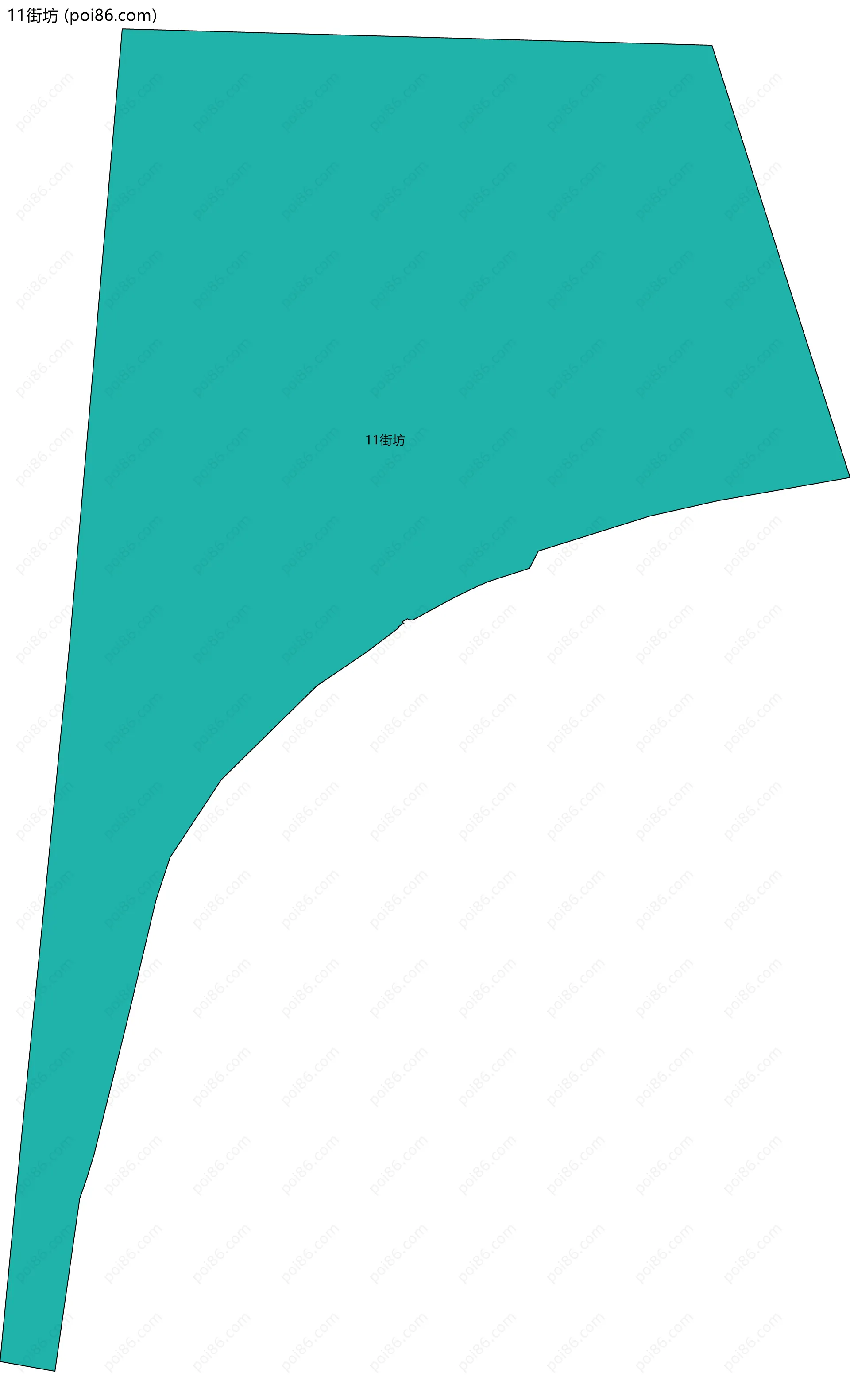 11街坊边界地图