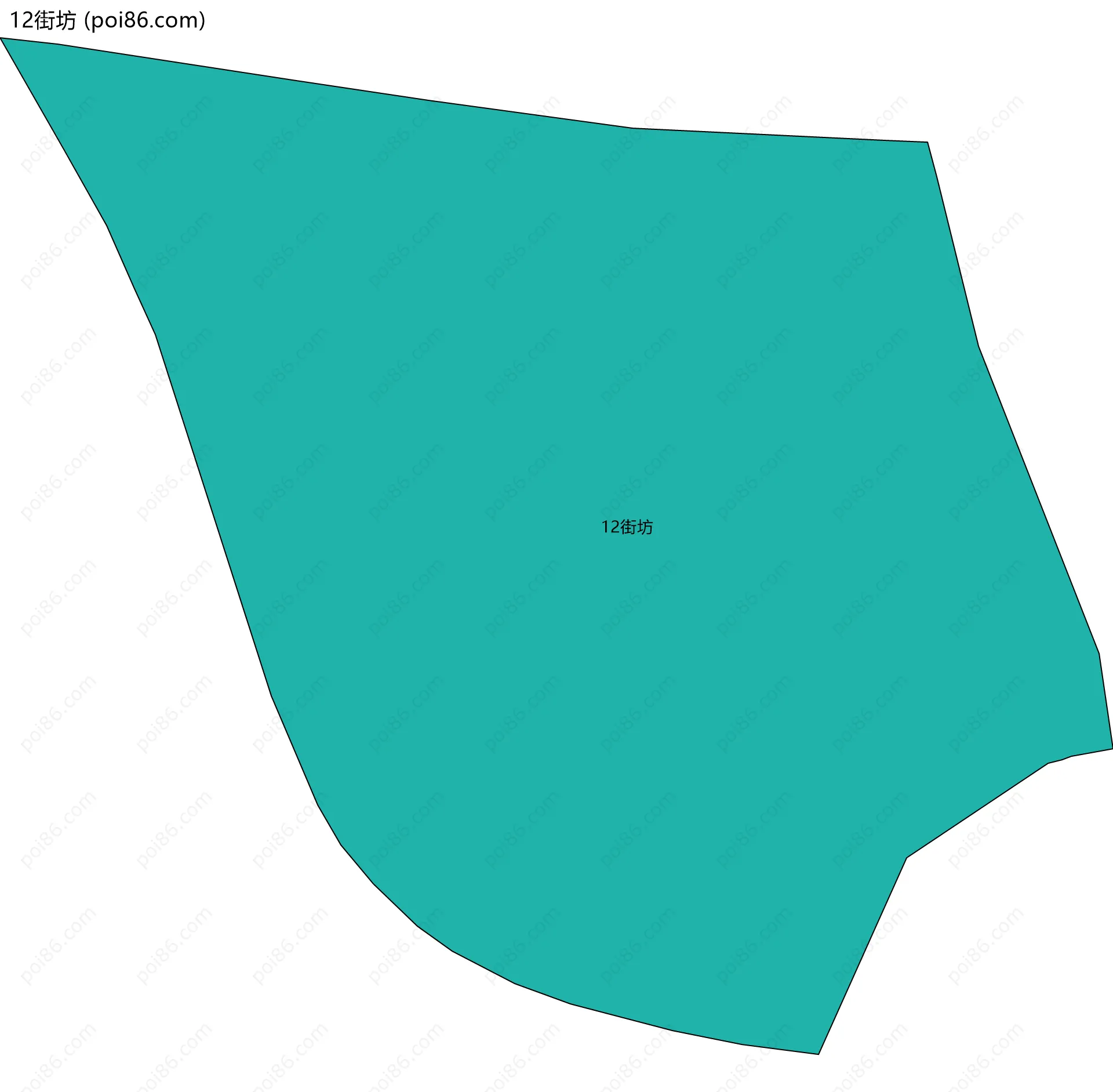12街坊边界地图