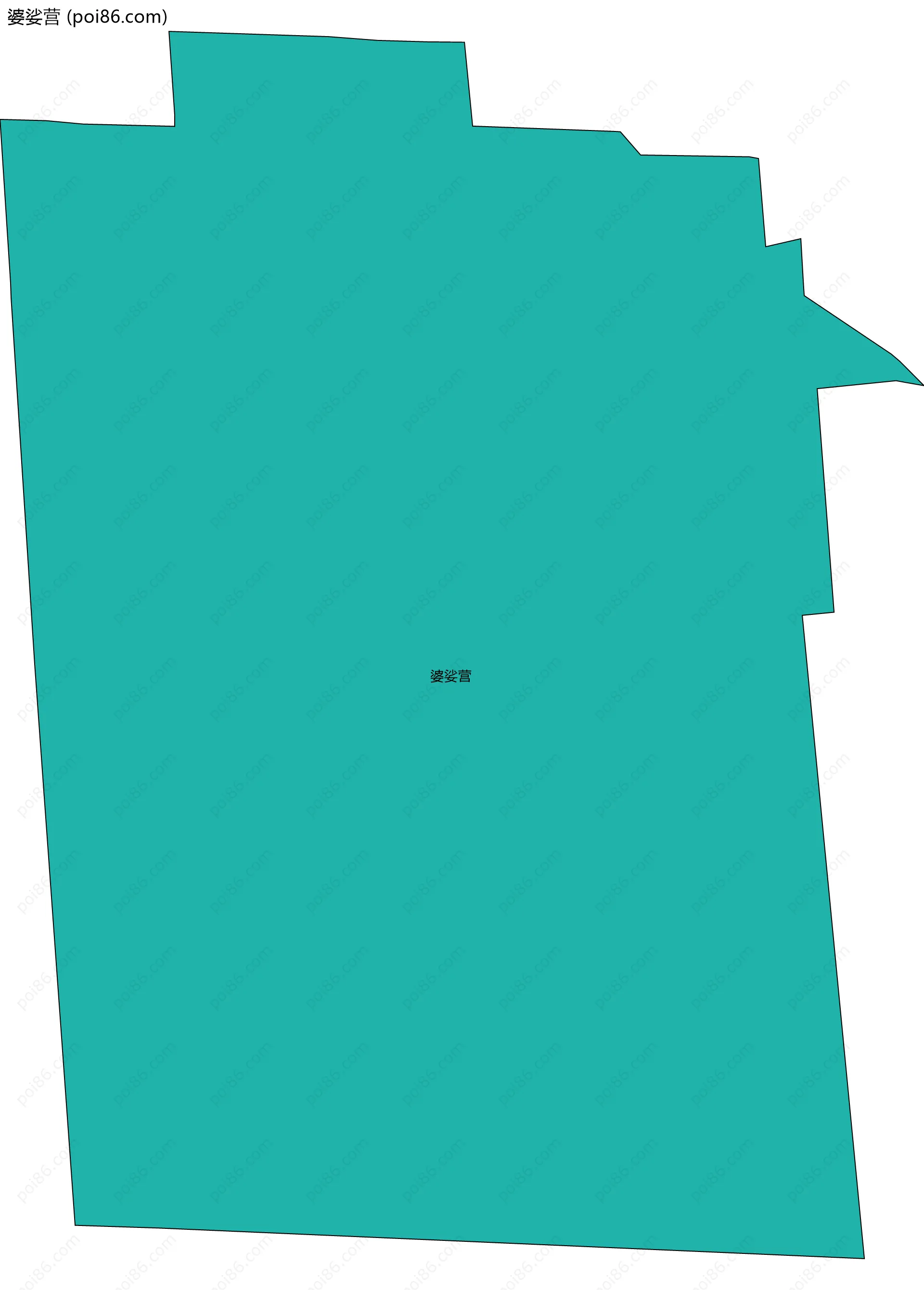 婆娑营边界地图