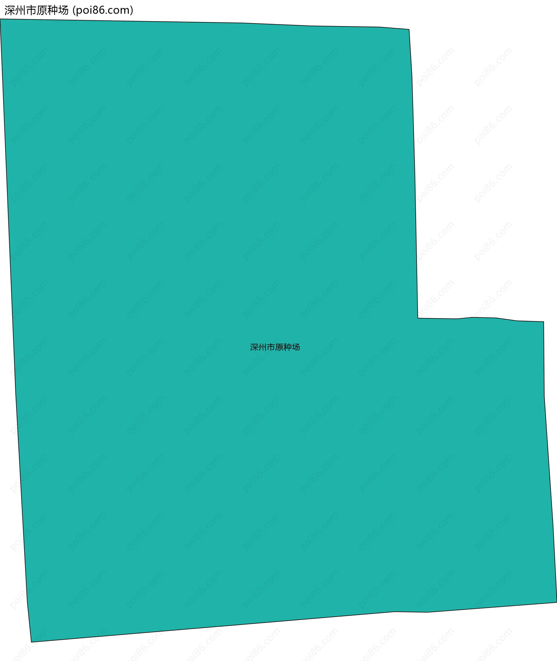 深州市原种场边界地图