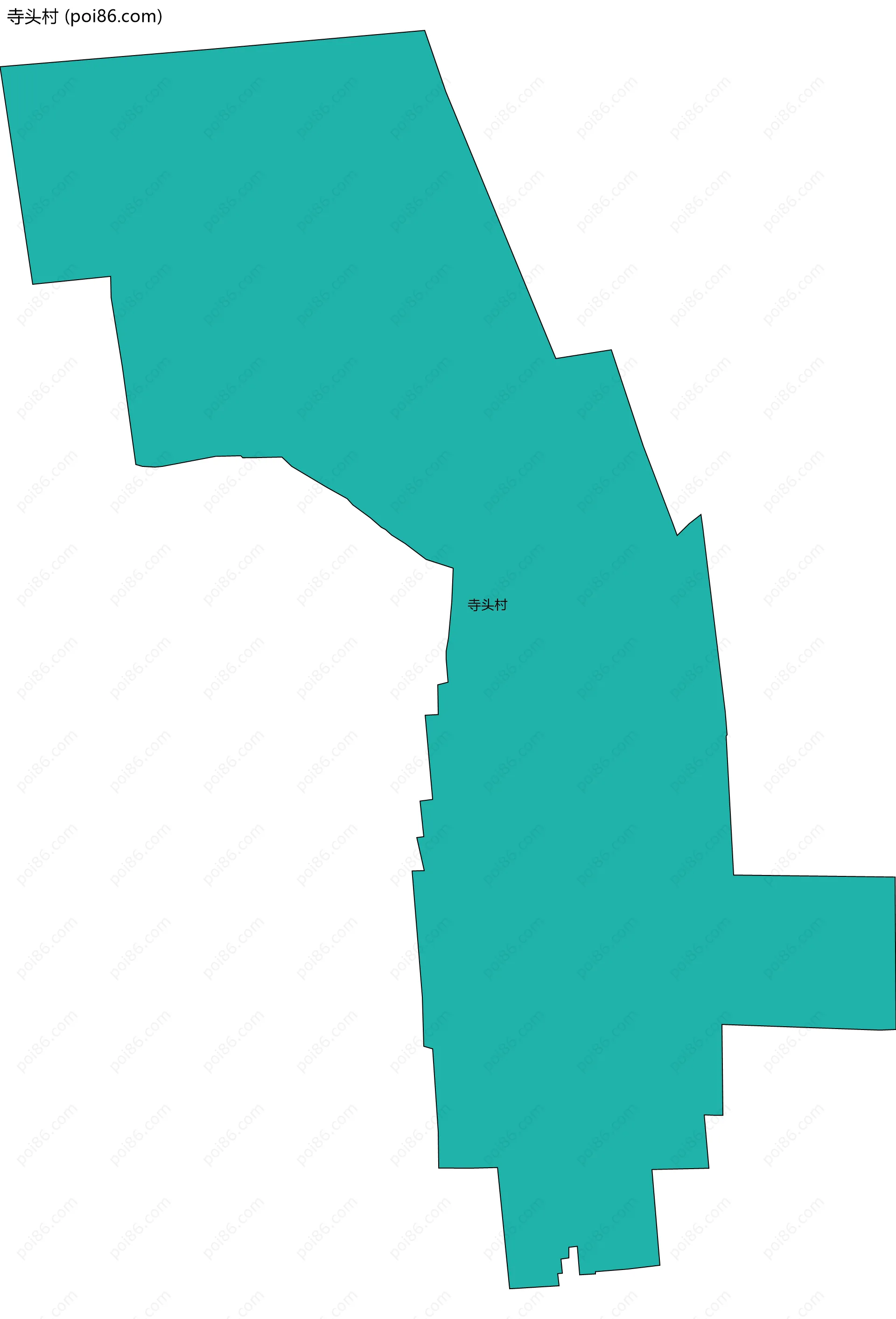 寺头村边界地图