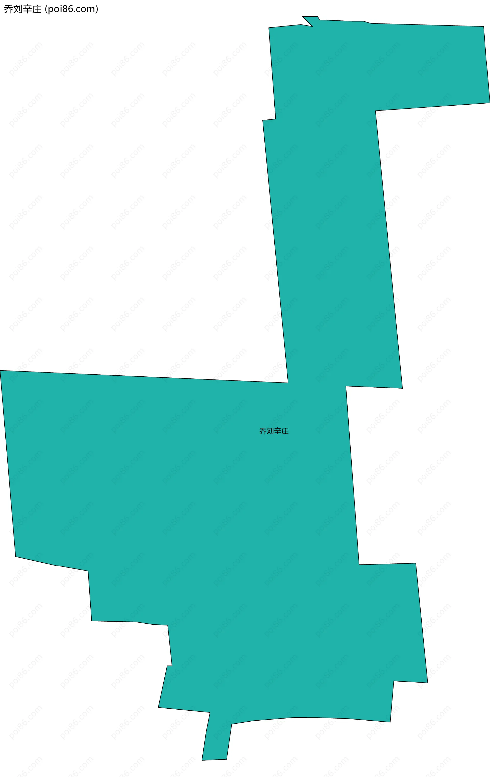 乔刘辛庄边界地图