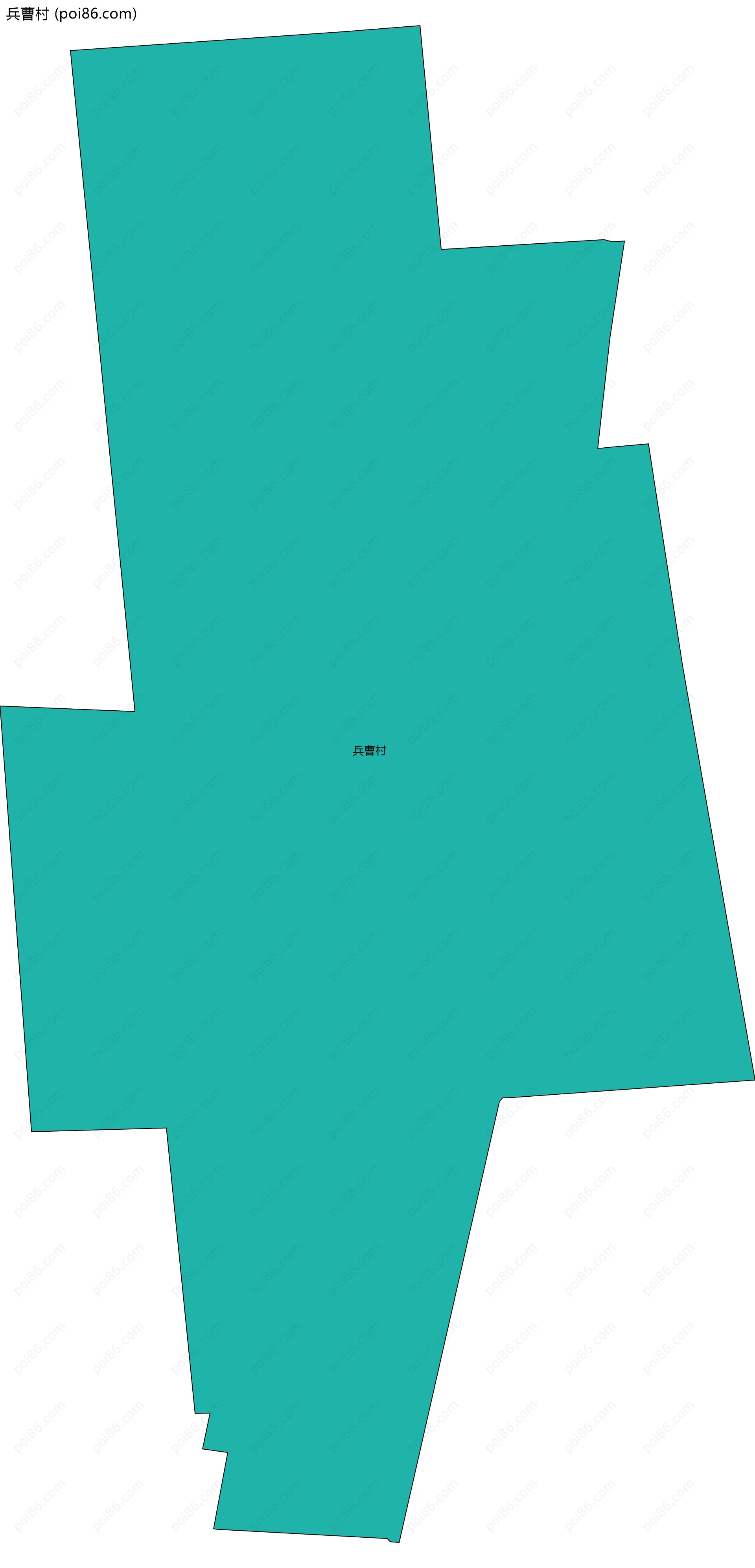 兵曹村边界地图