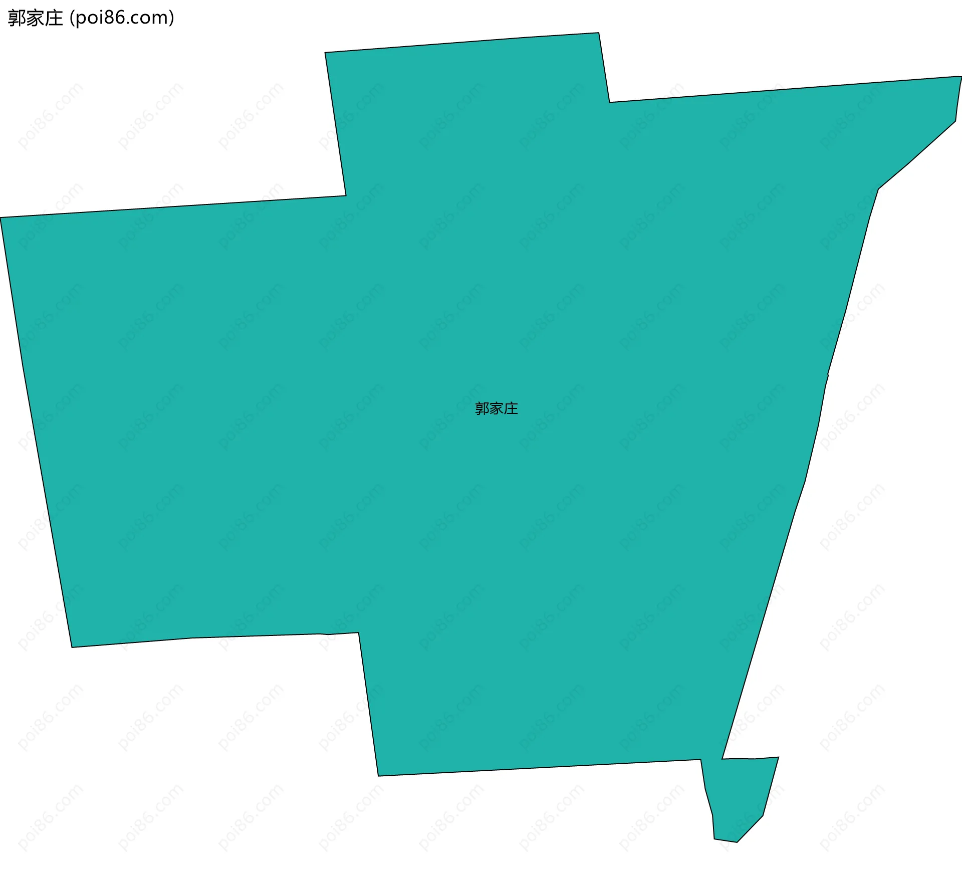 郭家庄边界地图