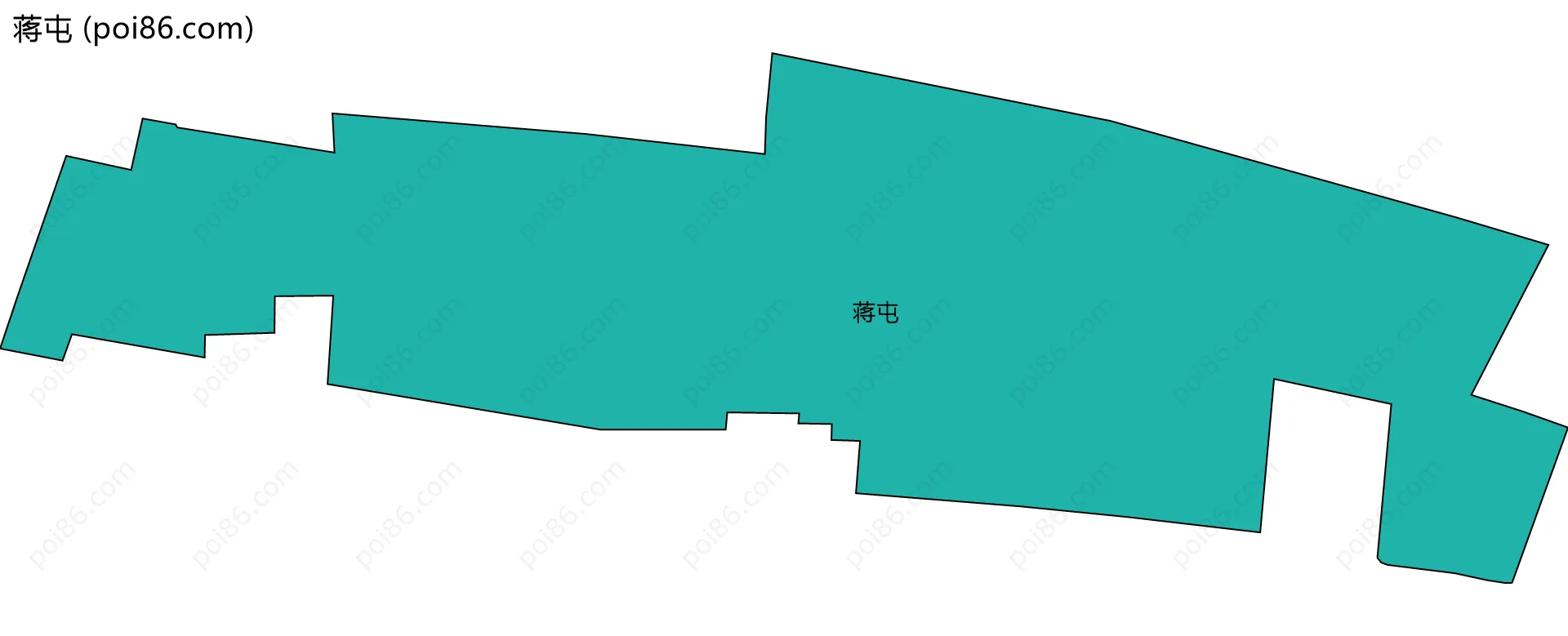 蒋屯边界地图