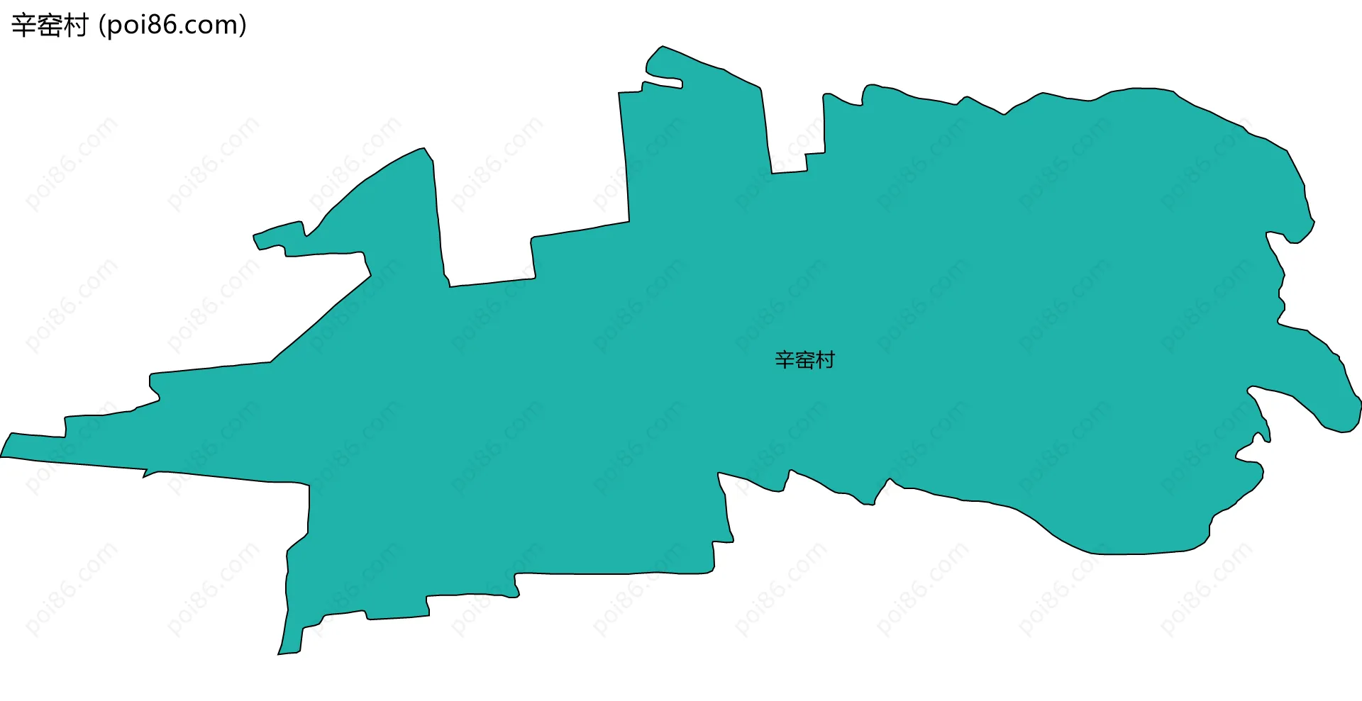 辛窑村边界地图