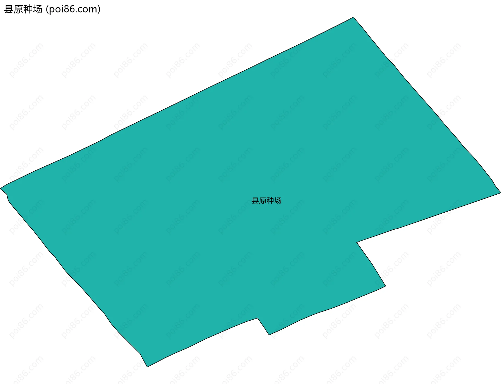 县原种场边界地图