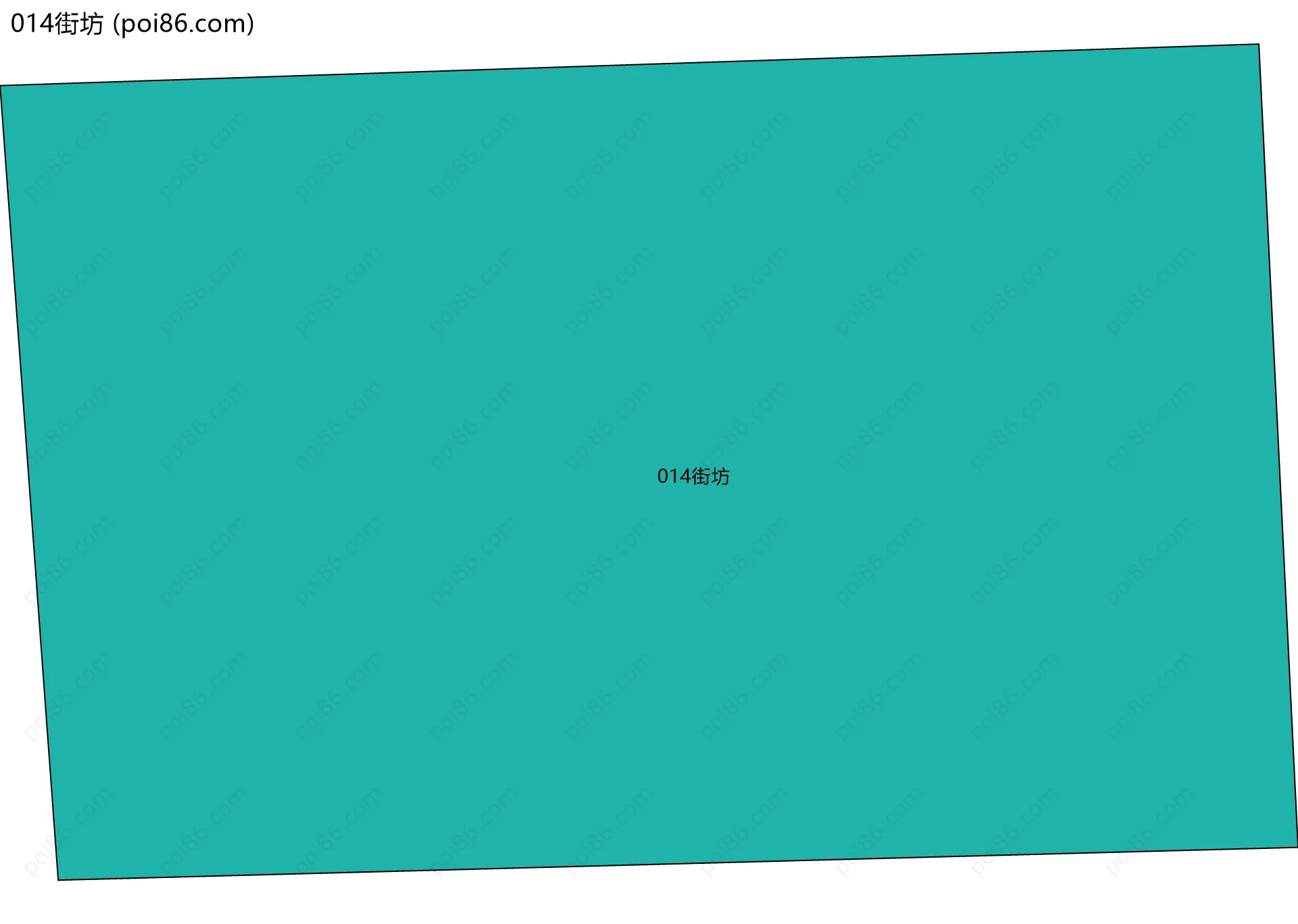 014街坊边界地图