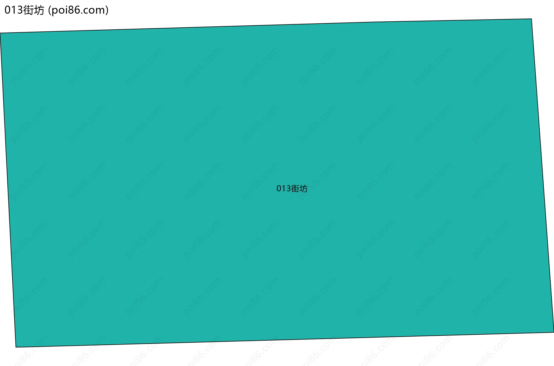 013街坊边界地图