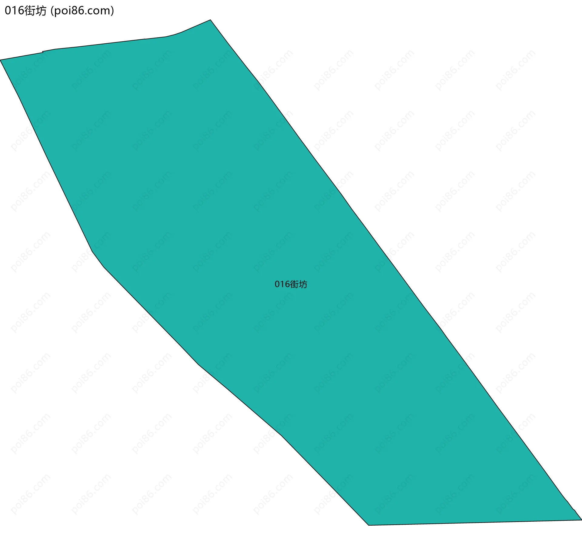 016街坊边界地图