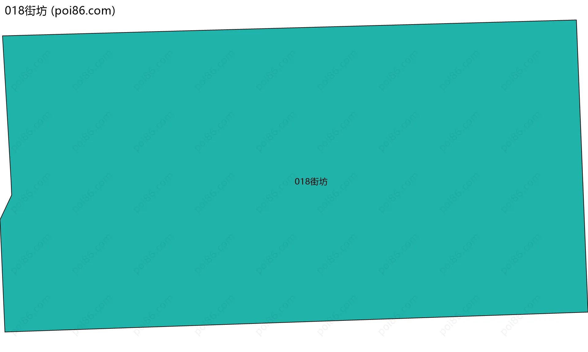 018街坊边界地图