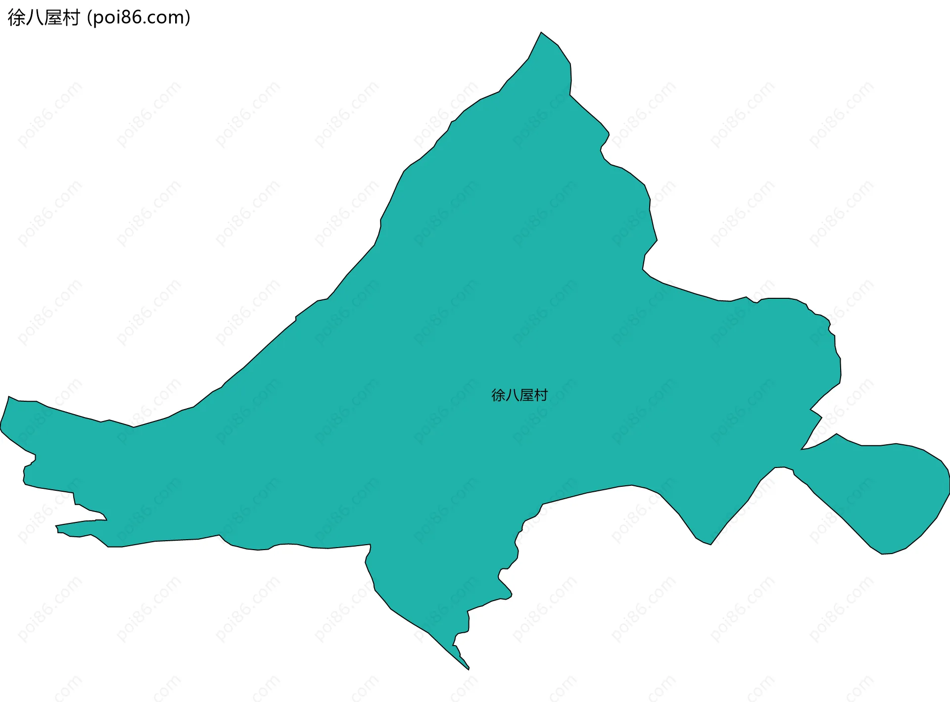 徐八屋村边界地图