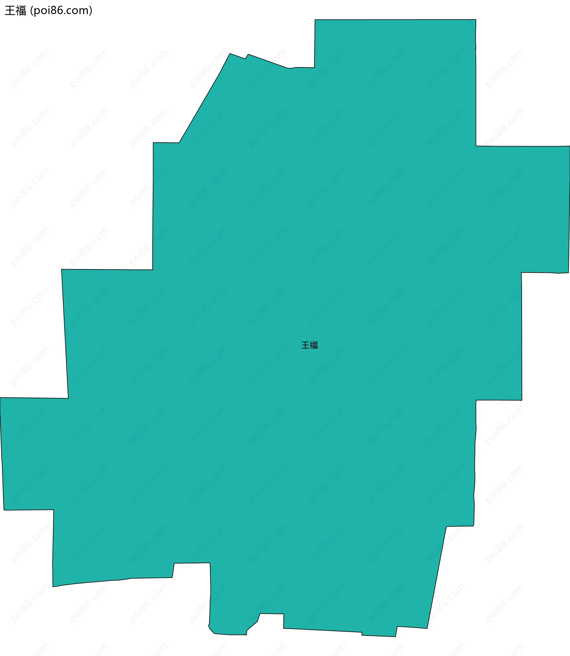 王福边界地图