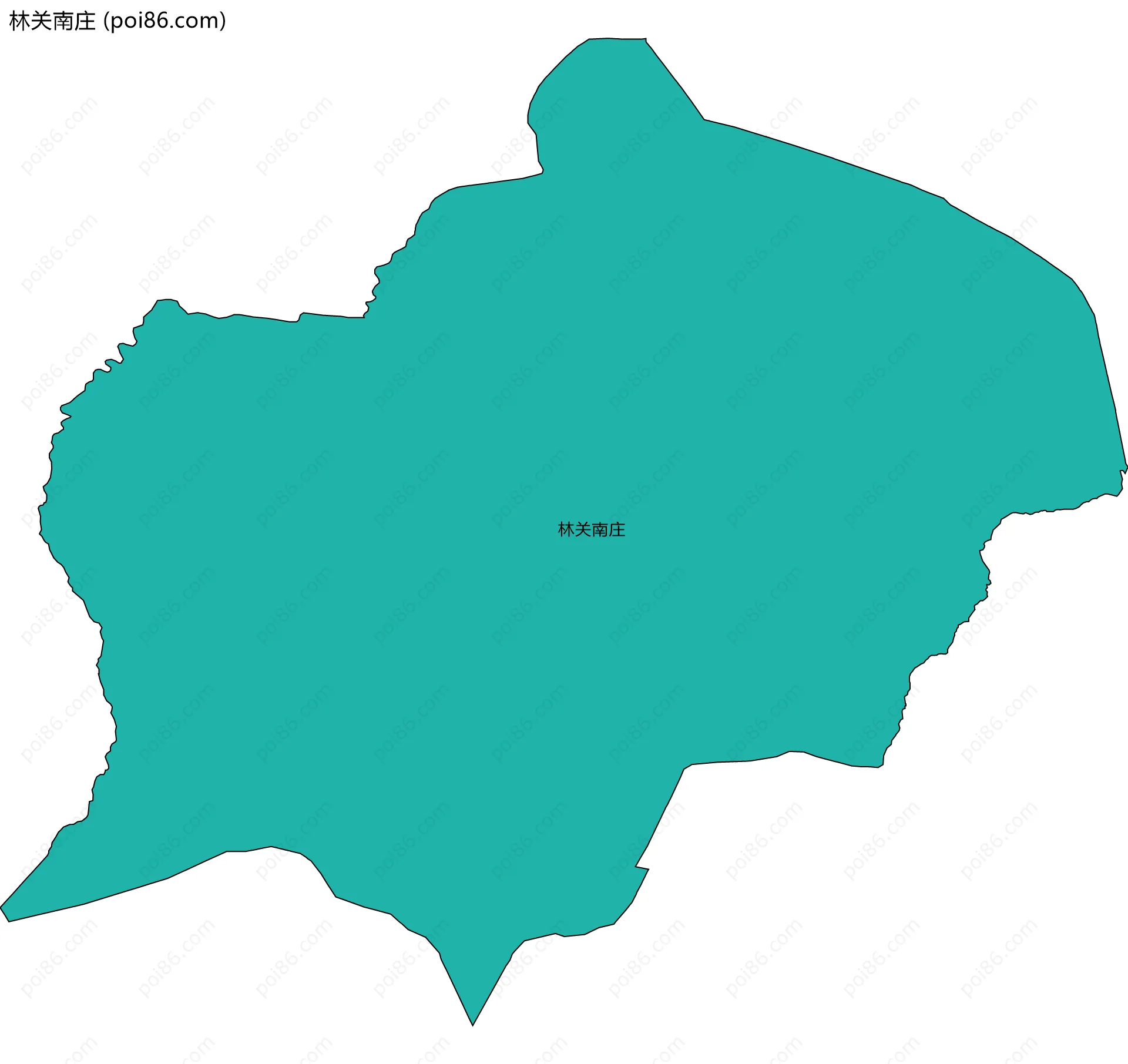 林关南庄边界地图