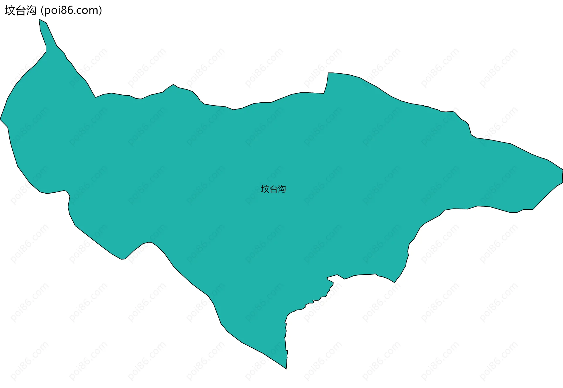 坟台沟边界地图