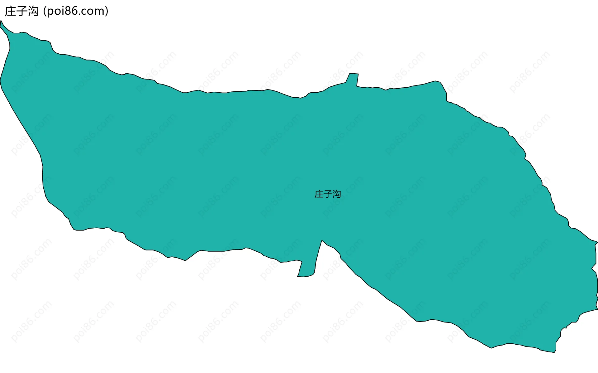 庄子沟边界地图