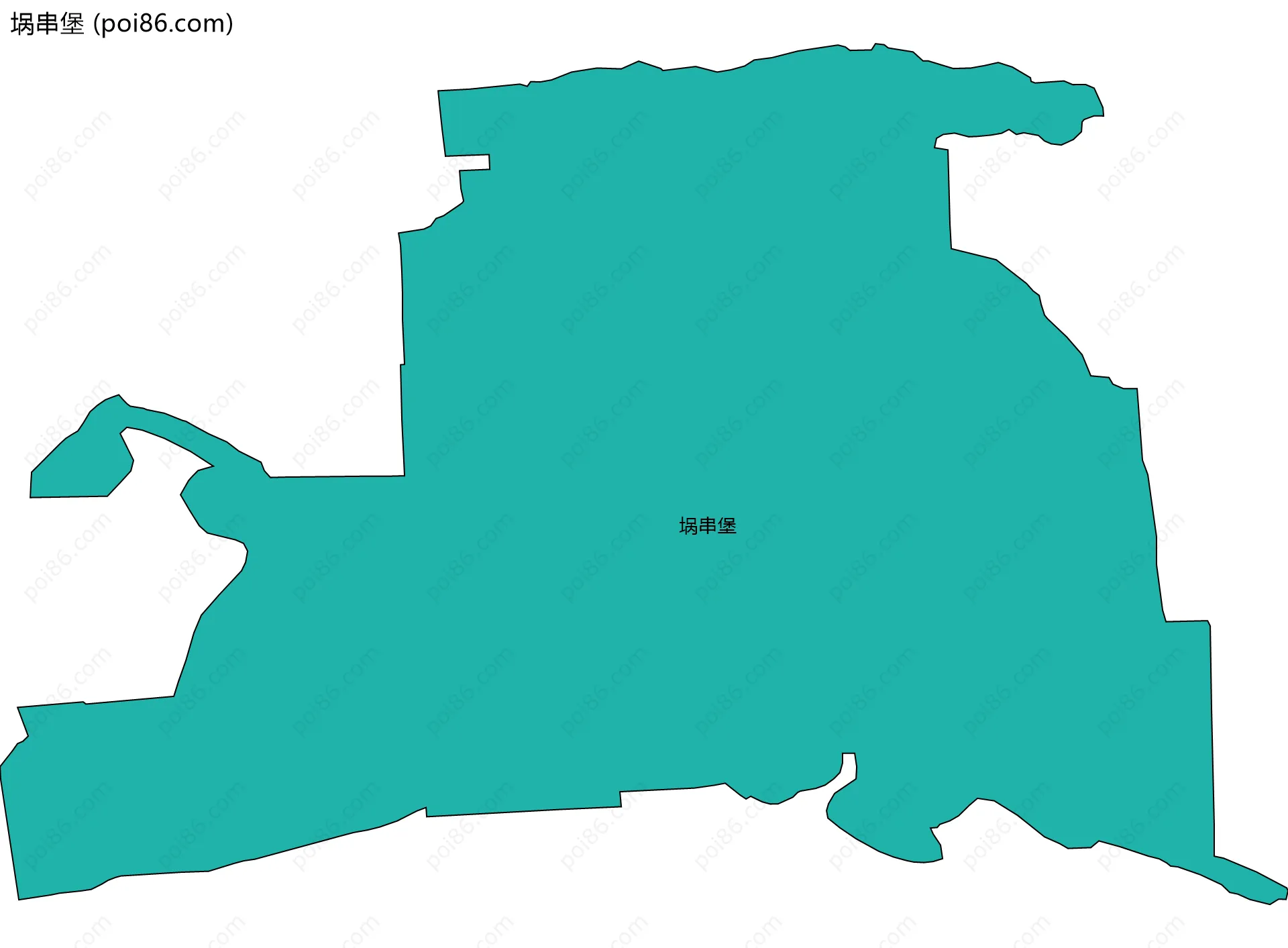 埚串堡边界地图