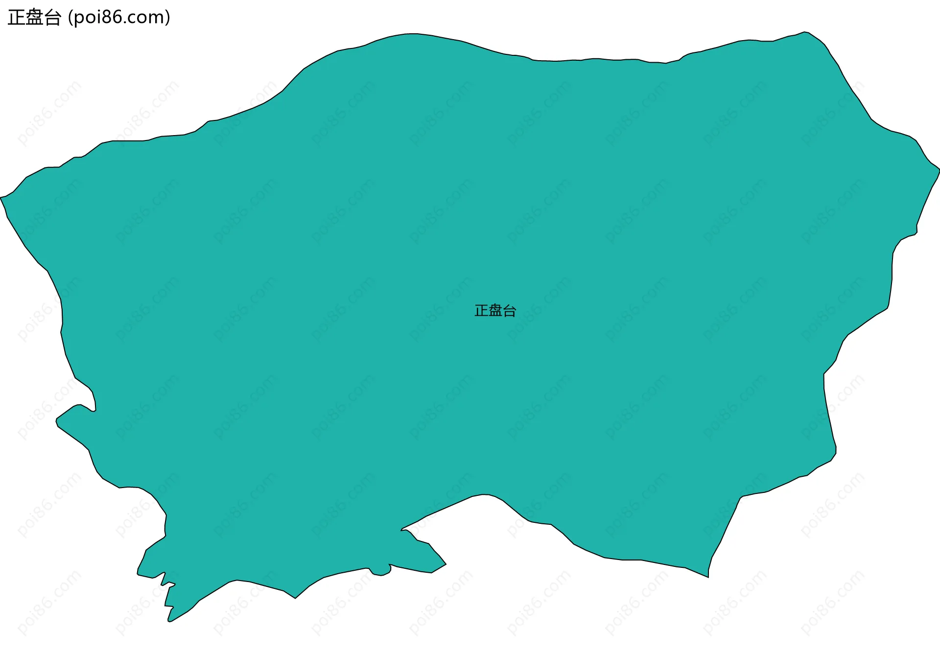 正盘台边界地图