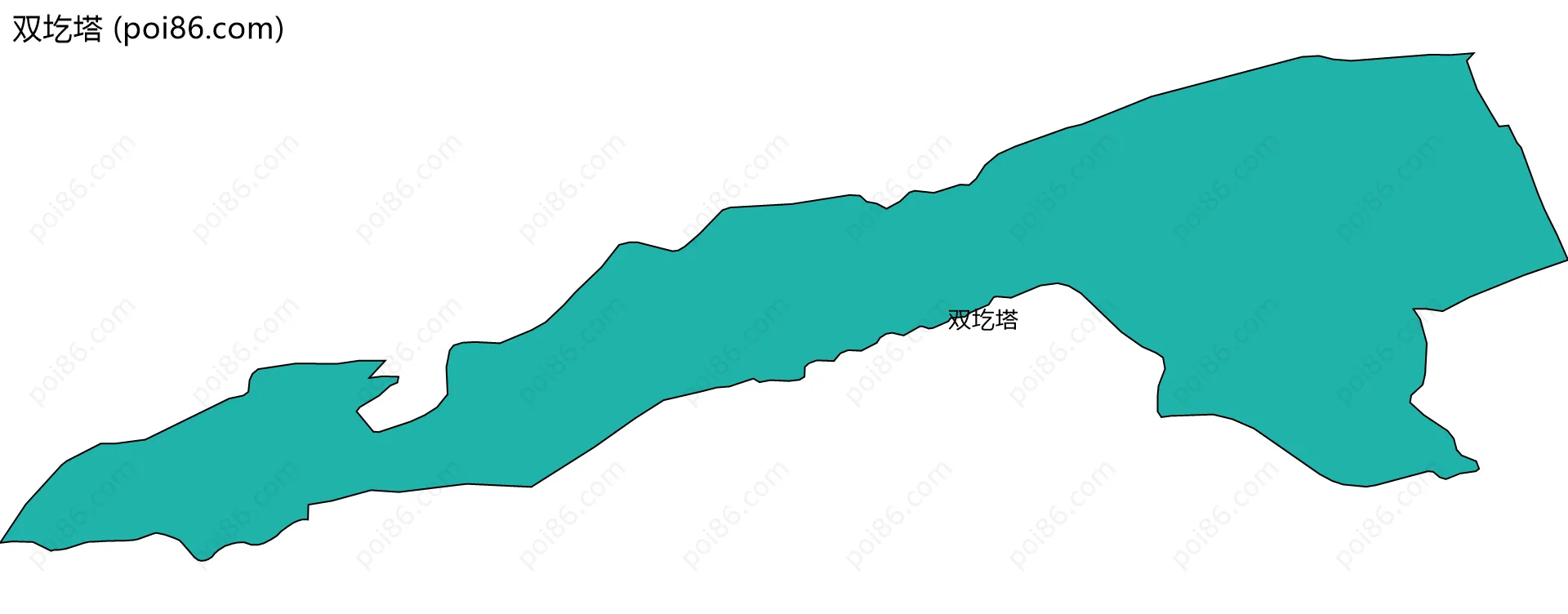 双圪塔边界地图