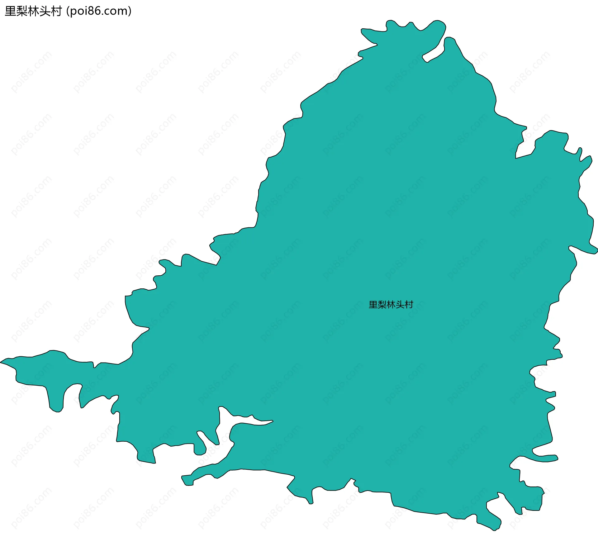 里梨林头村边界地图