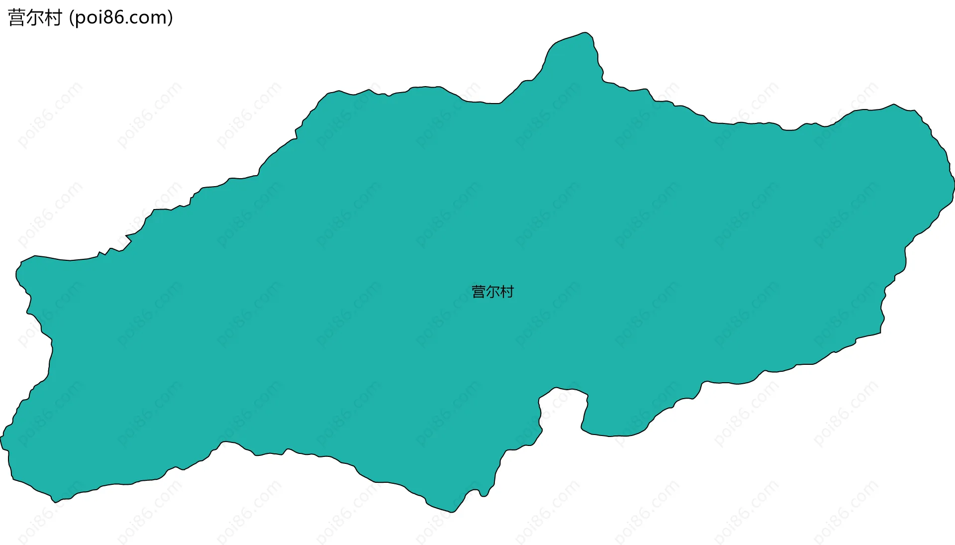 营尔村边界地图