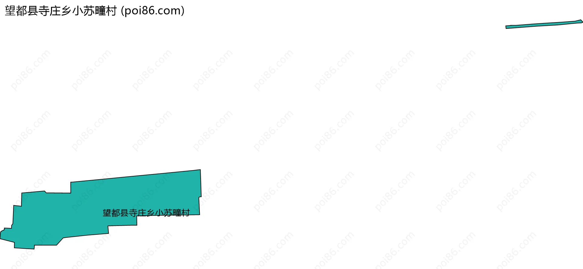 望都县寺庄乡小苏疃村边界地图