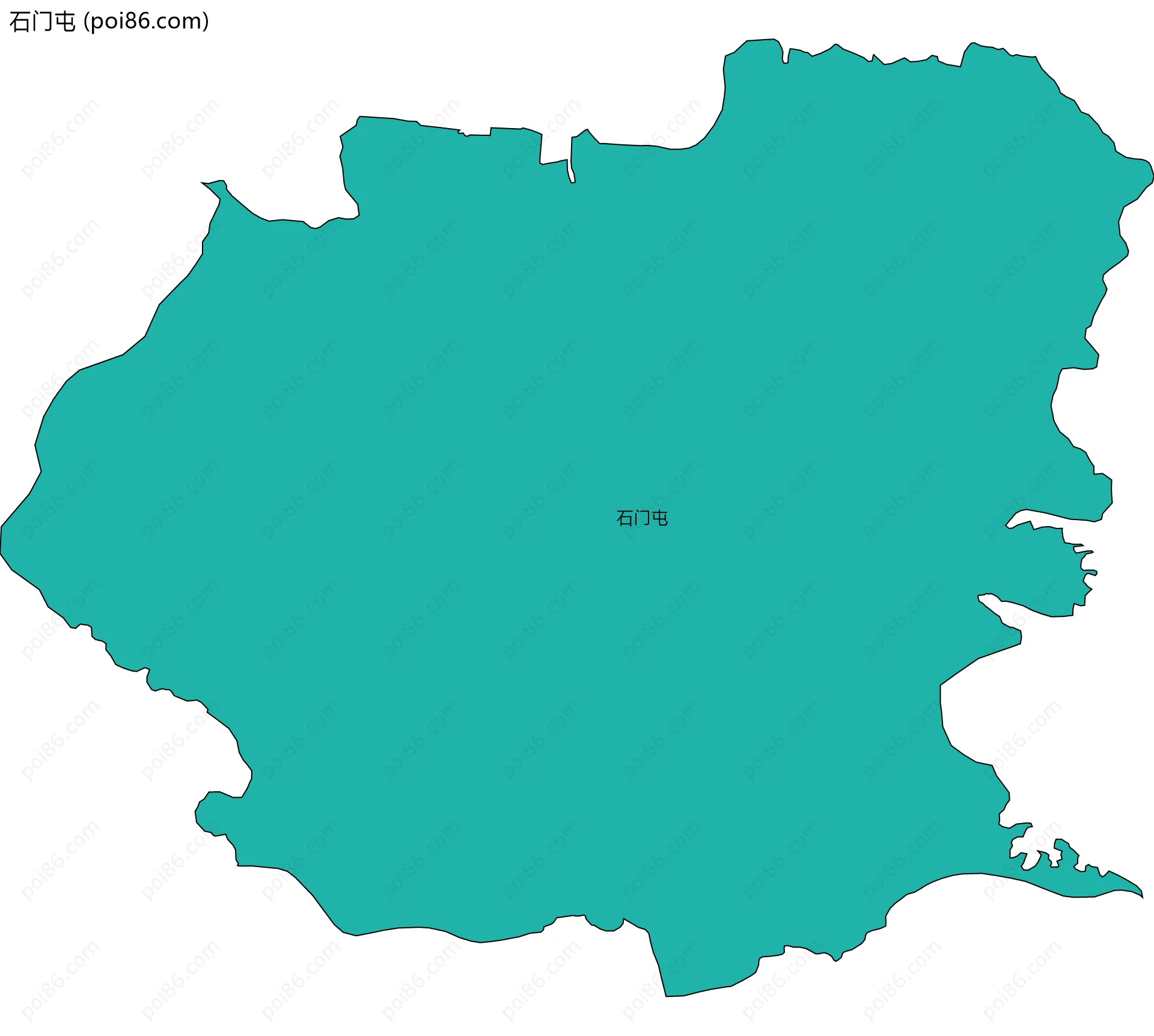 石门屯边界地图