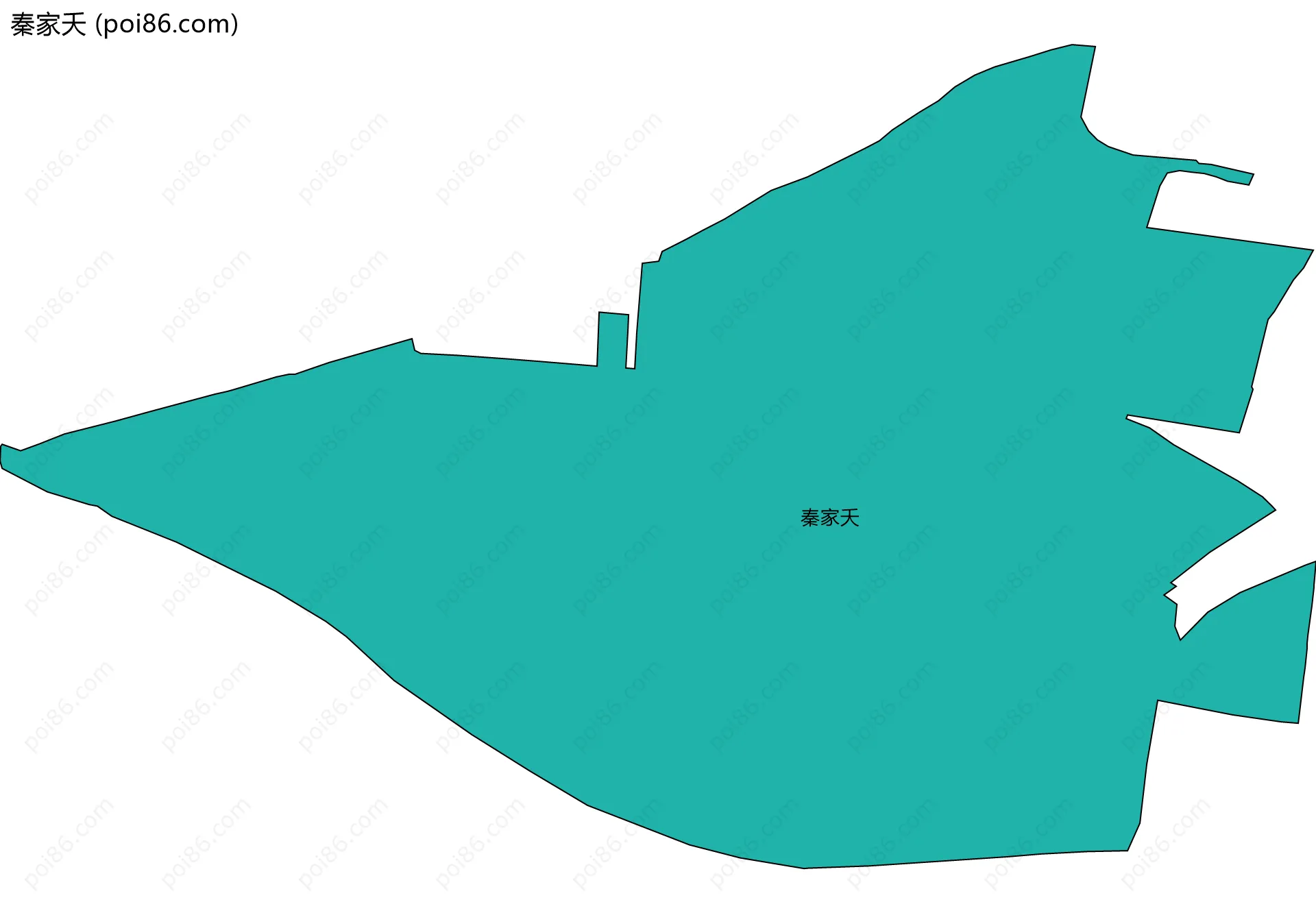 秦家夭边界地图