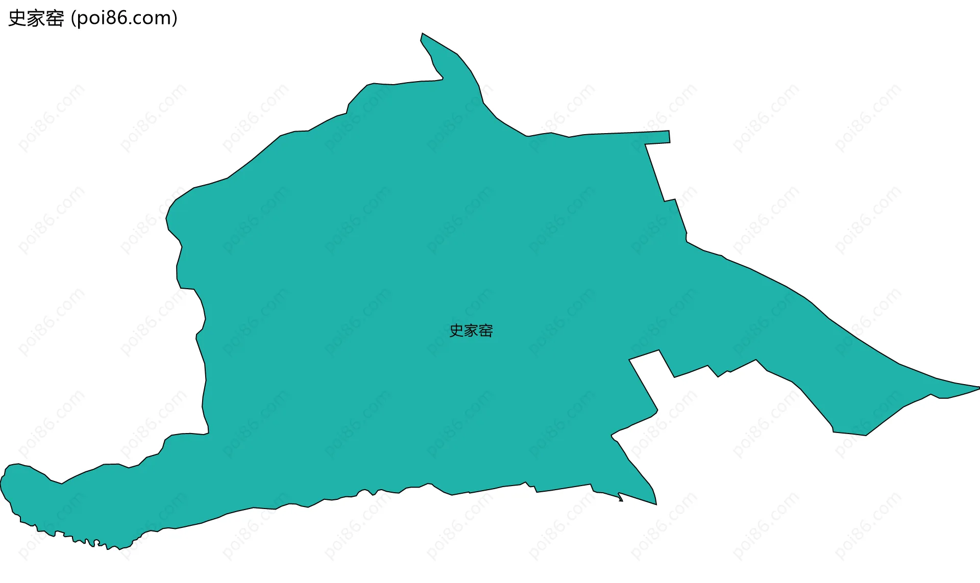 史家窑边界地图