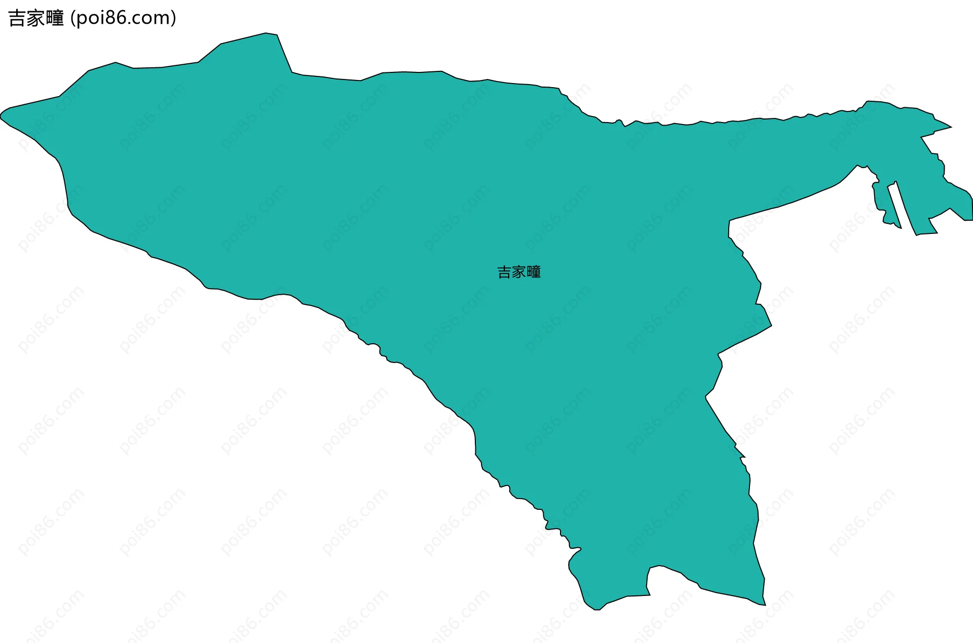 吉家疃边界地图