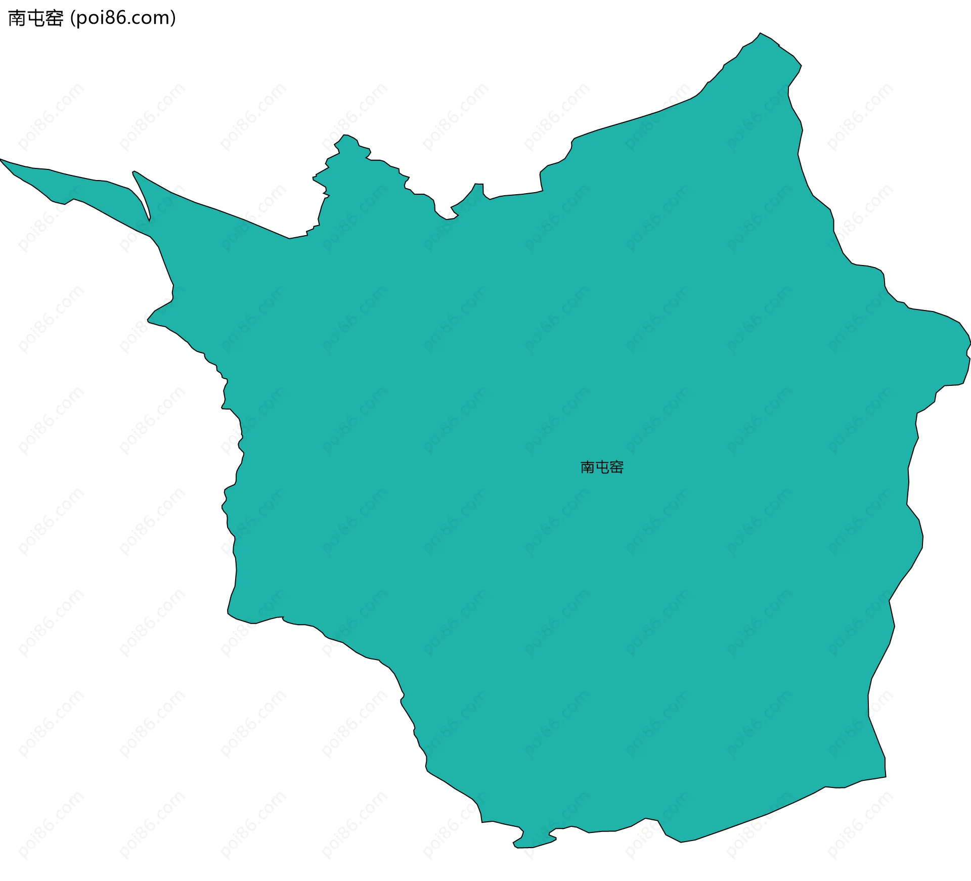 南屯窑边界地图