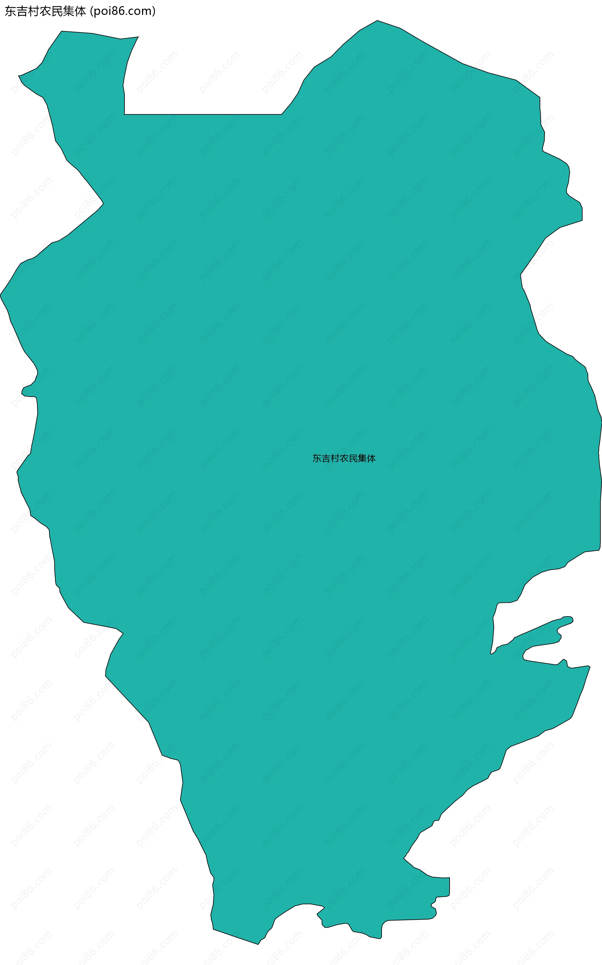 东吉村农民集体边界地图