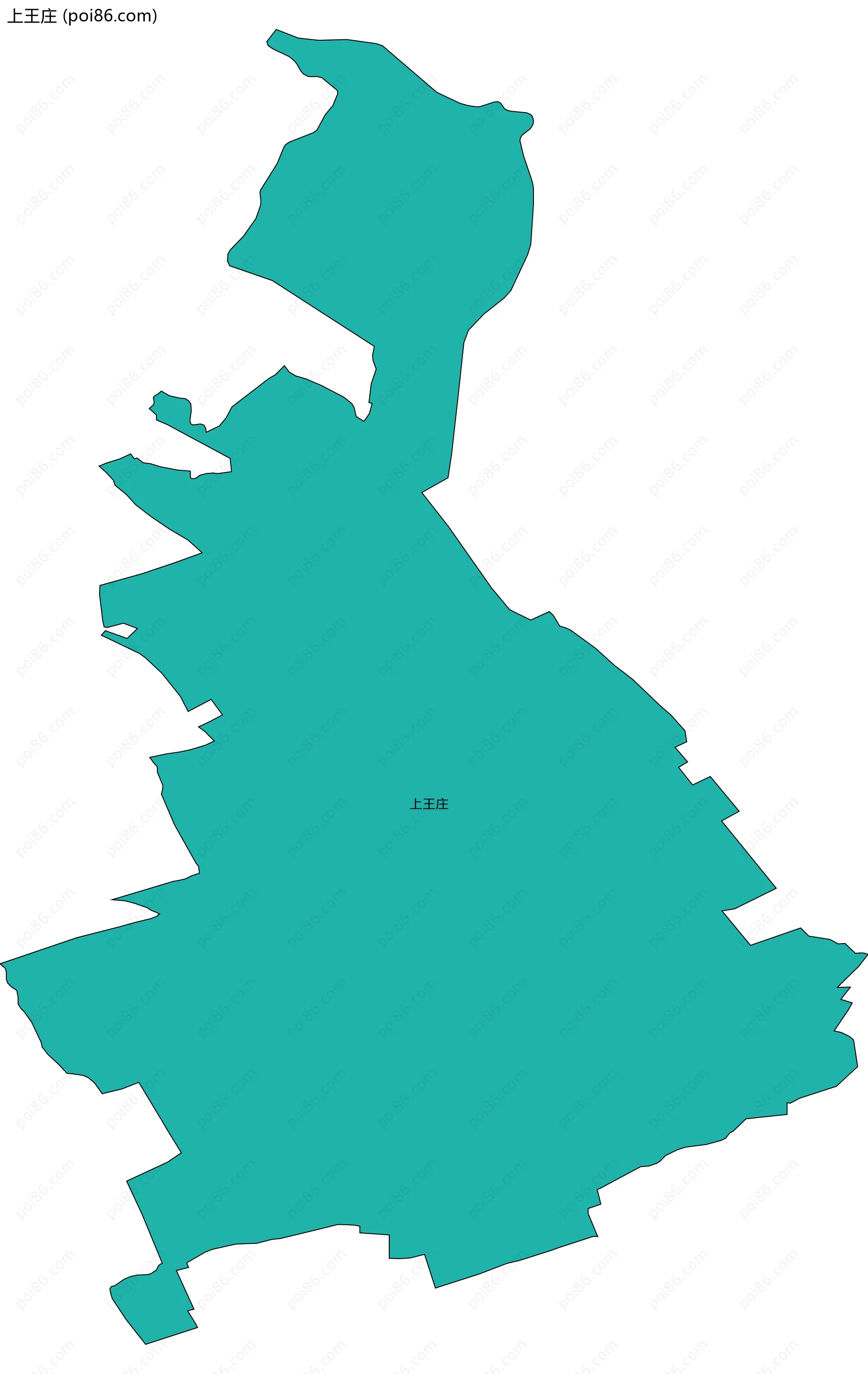 上王庄边界地图