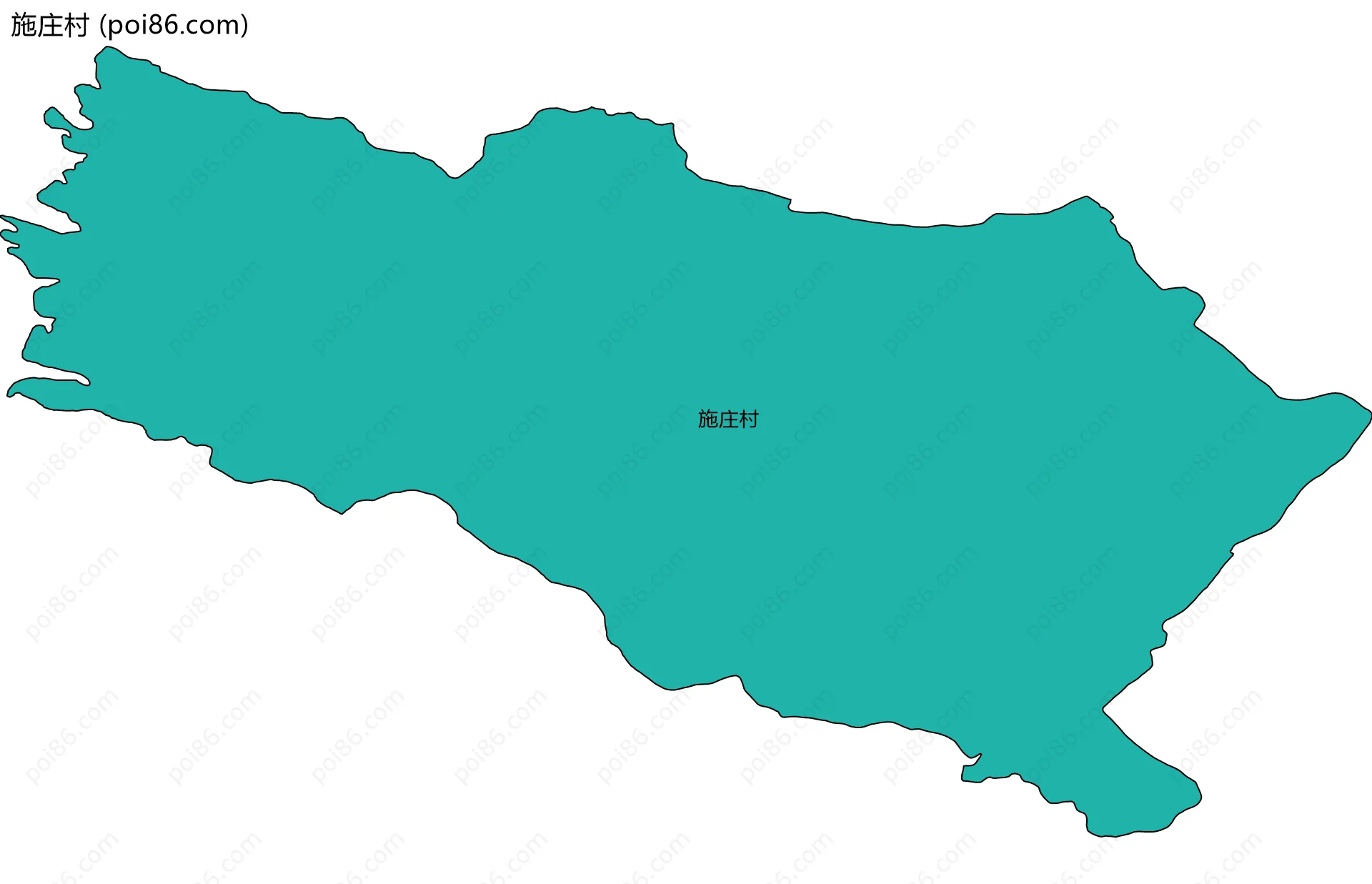 施庄村边界地图