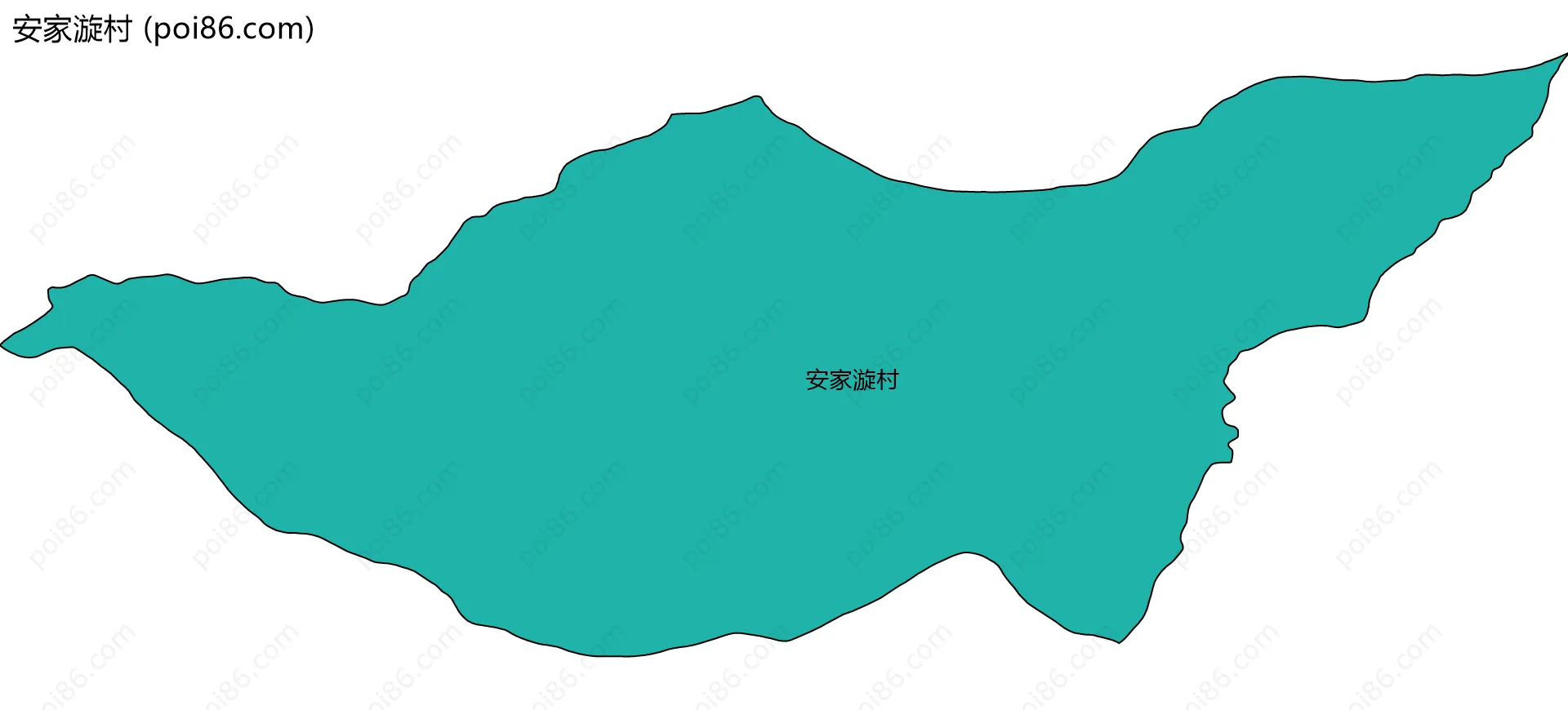 安家漩村边界地图